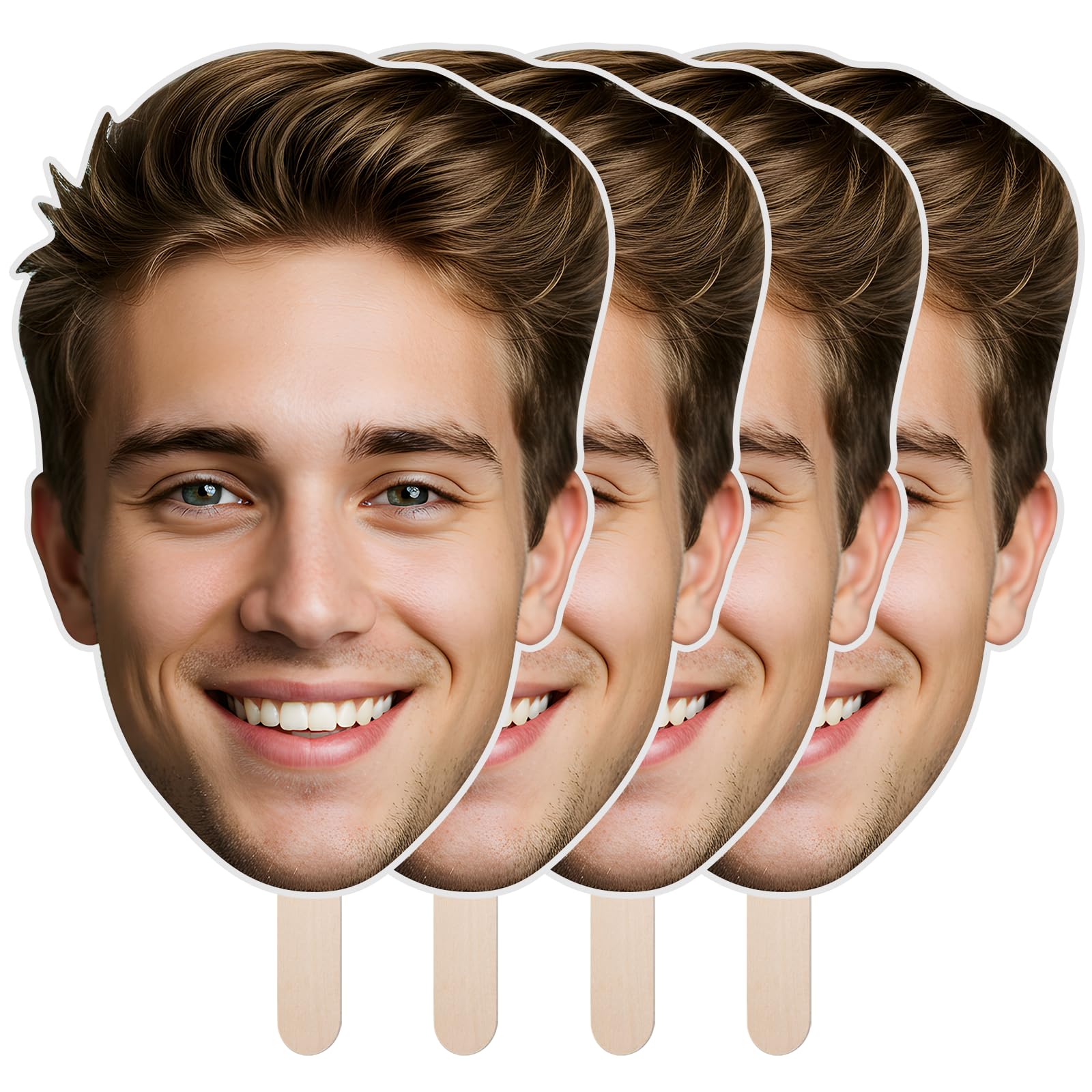 EnjoyView Custom Big Head Cutout on a Stick, 6" to 48" Face Sign, 1 Piece