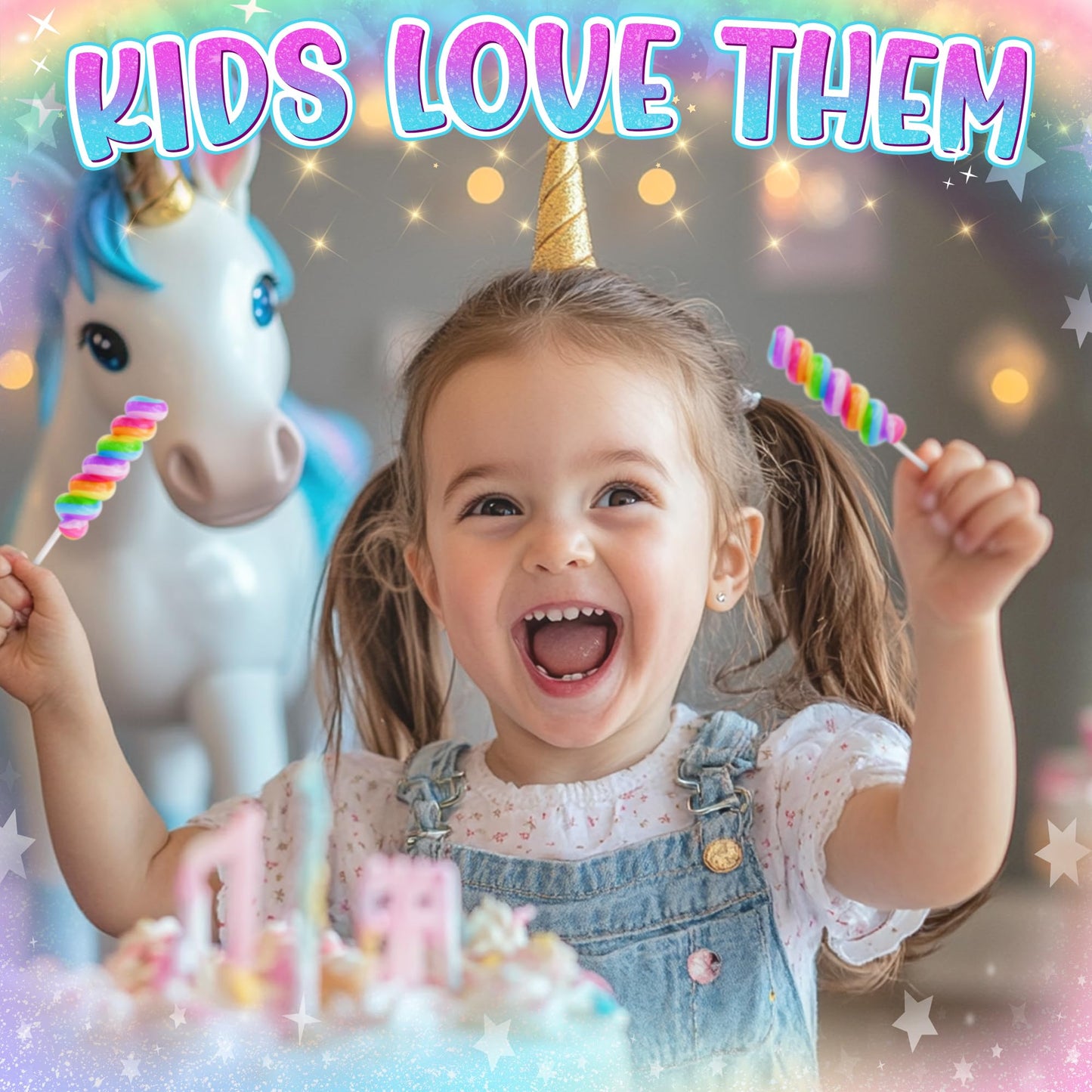 Unicorn Lollipops Individually Wrapped 20pk – Unicorn Party Favors