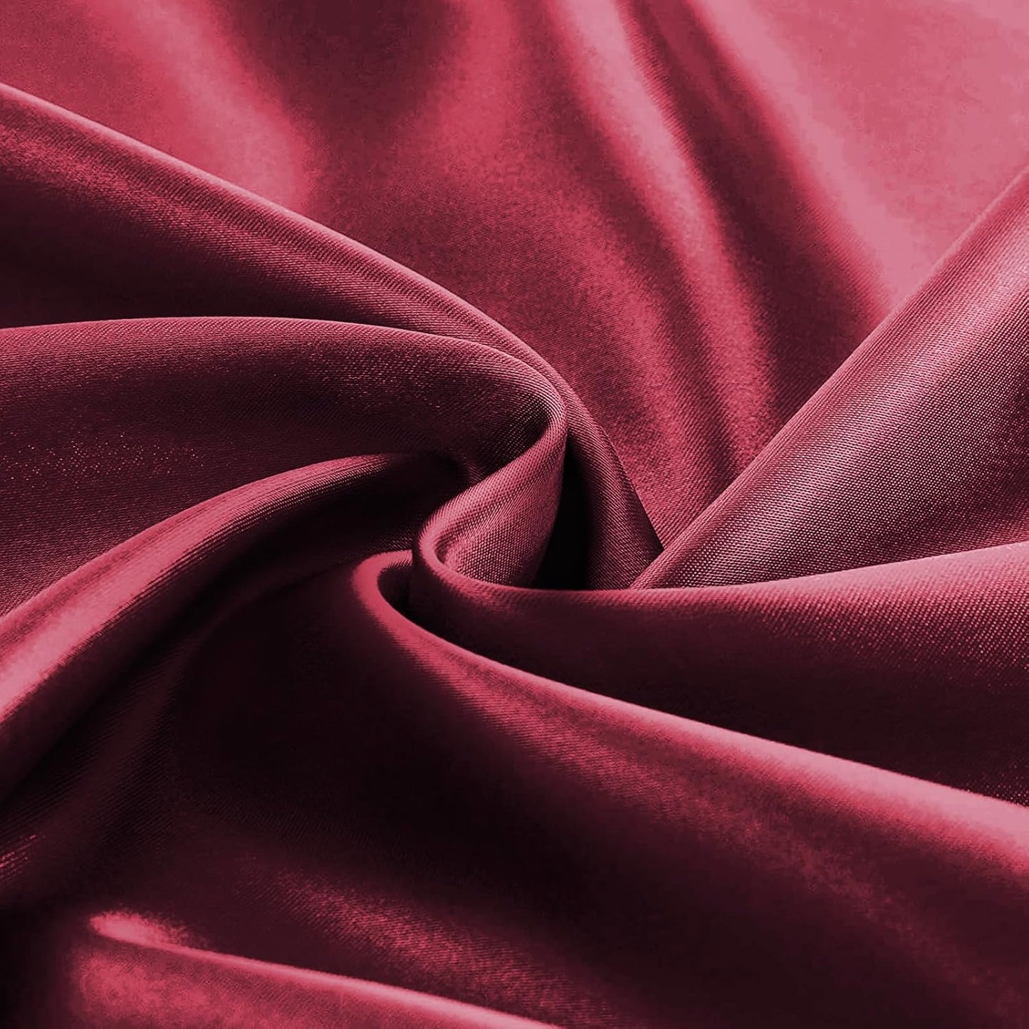 KKJIAF 1 Pack Round Table Cloths 90 Inch, Burgundy Overlay Round Satin Table Cover, Silky Satin Dining Tablecloths for Wedding Buffet Parties Banquet Decoration