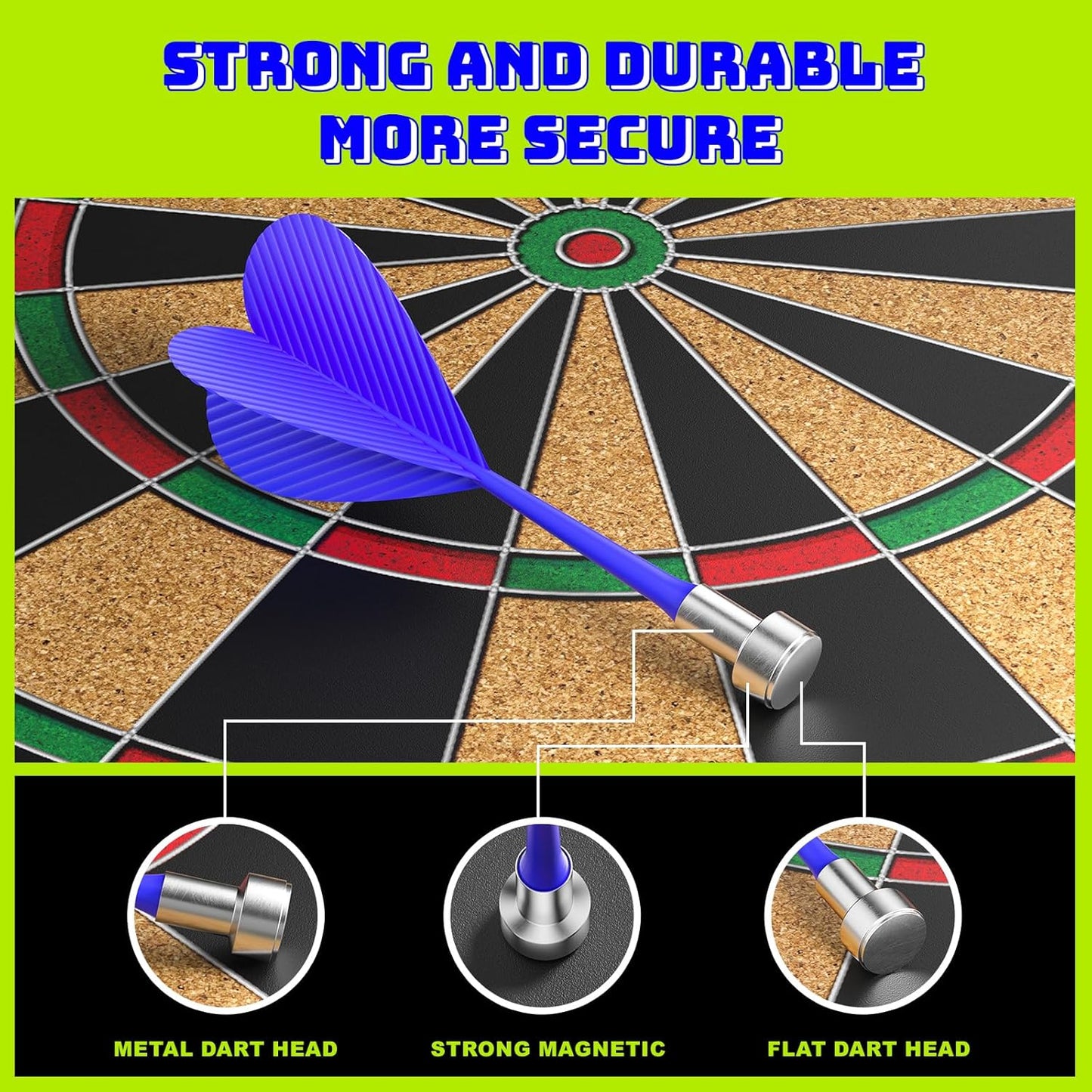 Magnetic Dart Board for Kids Indoor Outdoor Kids Games and Party Games, Christmas Birthday Gifts Toys for Boys Age 3-12
