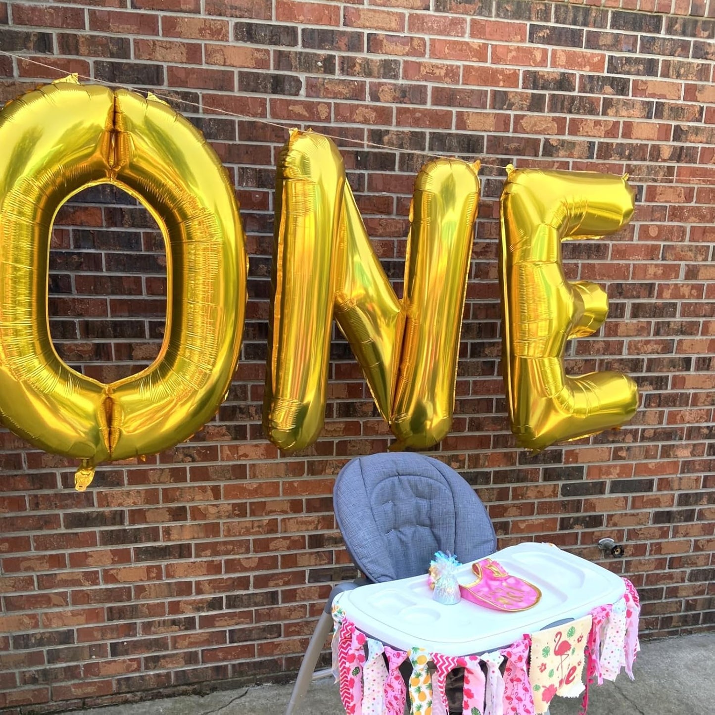 Gold Letter Balloons, 40 Inch Mylar Custom Alphabet Name Balloons for Men Women Birthday Party Decorations