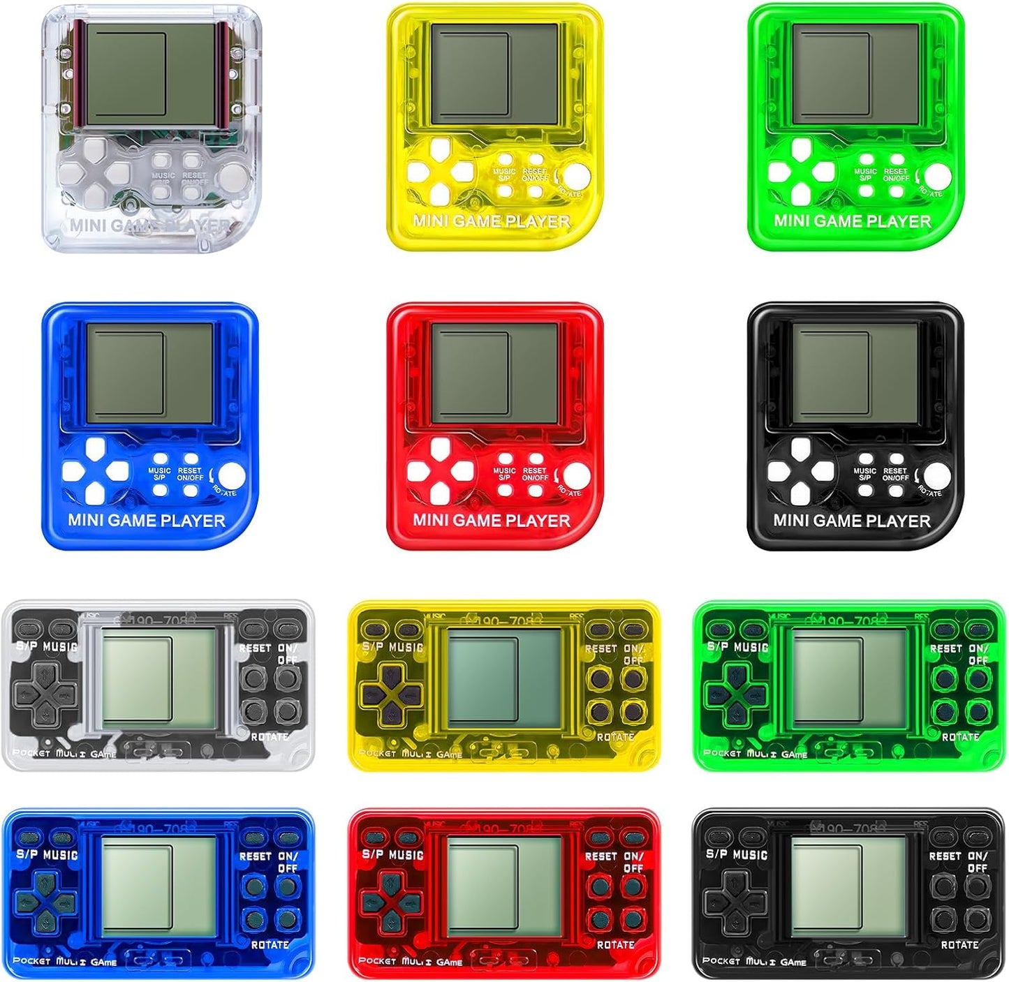 12Pcs Video Game Party Favors for Kids, Mini Game Keychain Arcade Party Favors Birthday Supplies Classroom Prizes for Boys and Girls