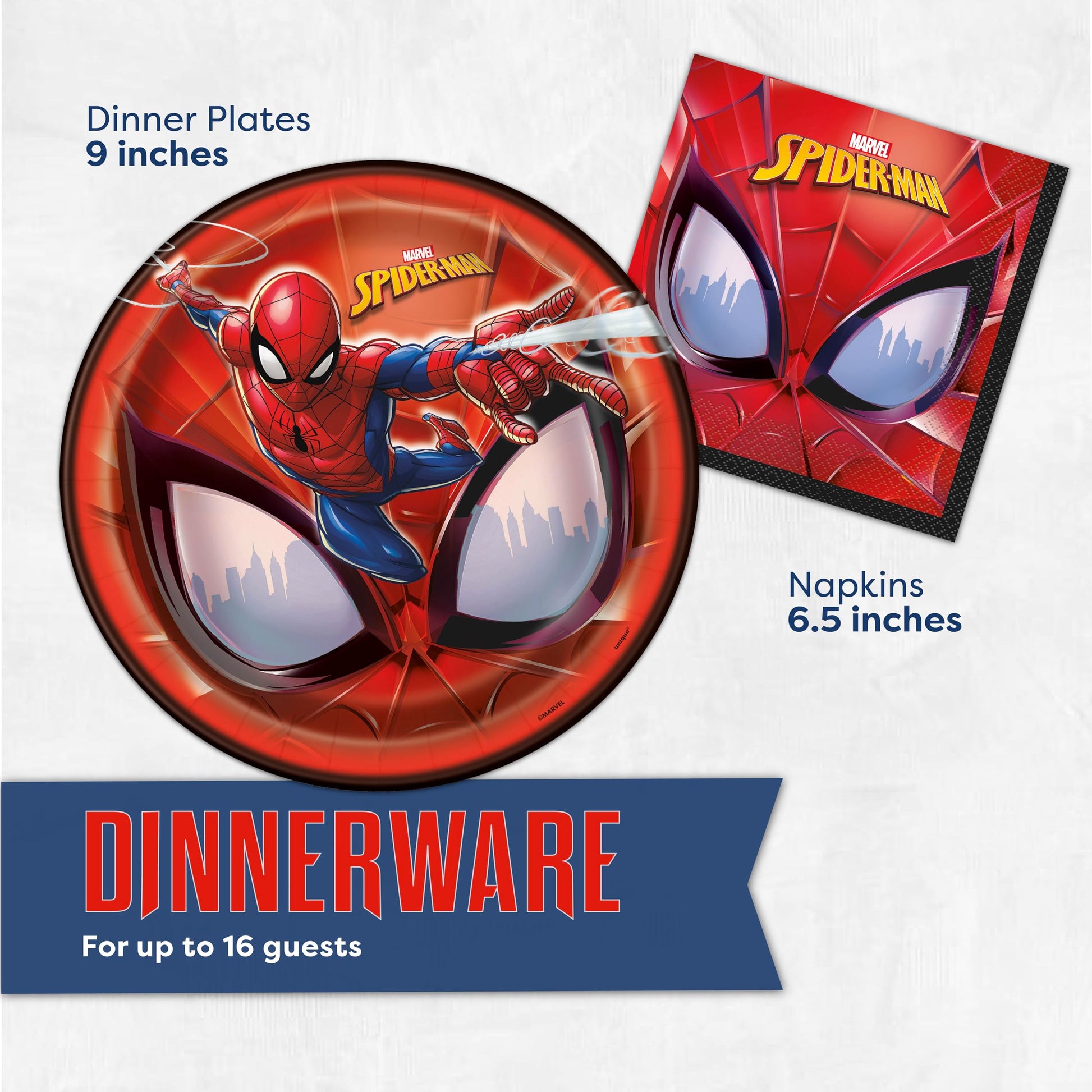 Spiderman Birthday Decorations Party Supplies with Banner and Party Favors