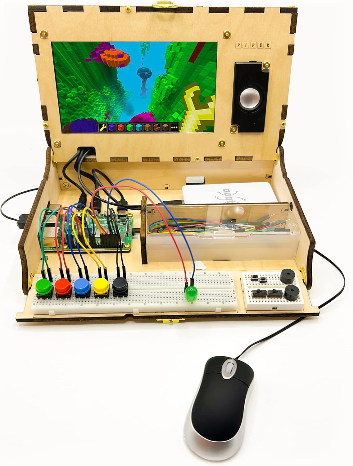Piper Computer Kit: Award-Winning Build-A-Computer Age 8+ STEAM Learning, with Raspberry Pi, Drag-n-Drop Coding, StoryMode, Games, Python, and Amazing Projects!