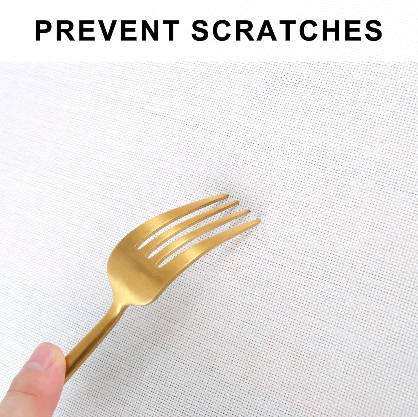 Hiasan Round Linen Table Cover 30 Inch - Wrinkle and Stain Resistant Washable Polyester Fabric Table Cloth for Dining Room Kitchen Party, White