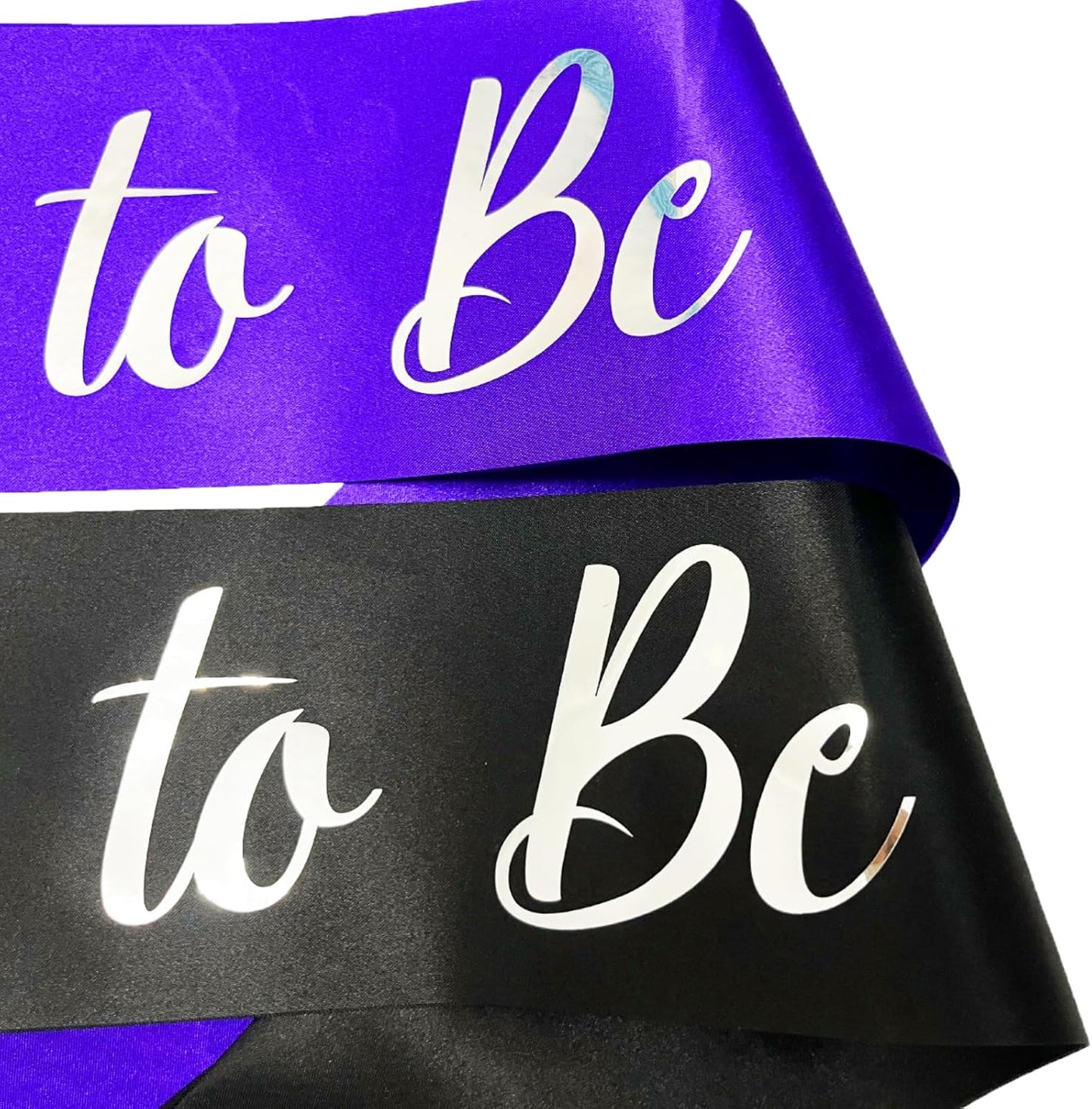 Bride to Be Sash and Groom to Be Sash, Bachelorette Party Supplies Engagement Party Favors, Bridal Shower Sashes Bachelor Decorations Purple