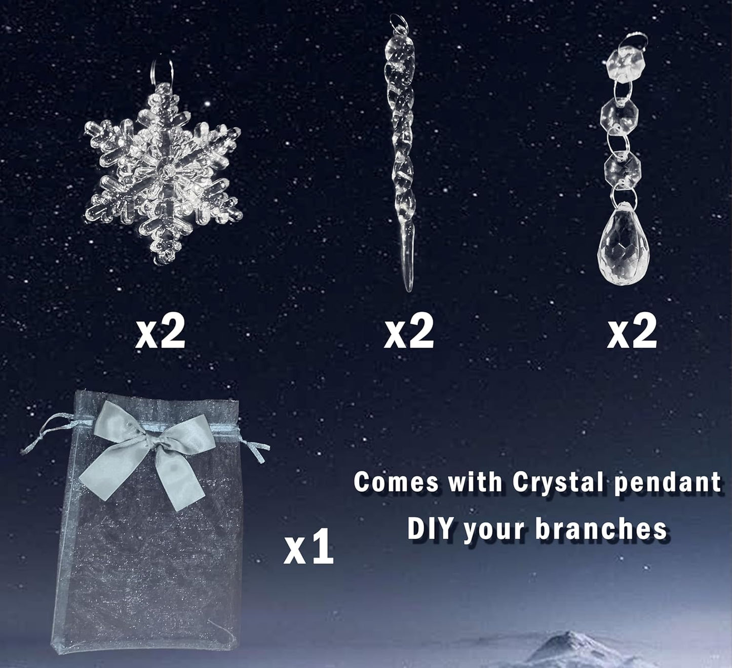 Fudios Lighted Willow Branches Christmas Glitter Battery Operated 32IN 120 LED Fairy Lights, Brown Branch Lights for Home Holiday Decoration Indoor Outdoor