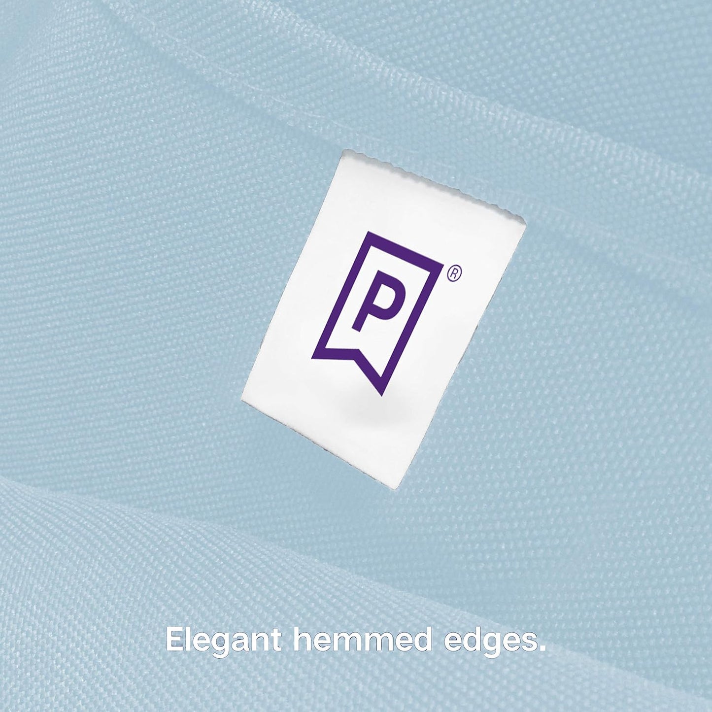 Gee Di Moda Rectangle Tablecloth - 90 x 156 Inch Baby Blue Table Cloth for 8 Foot Table with Floor-Length Drop - Heavy Duty Washable Fabric - 8 Ft Buffet Table, Holiday Party, Wedding & Baby Shower