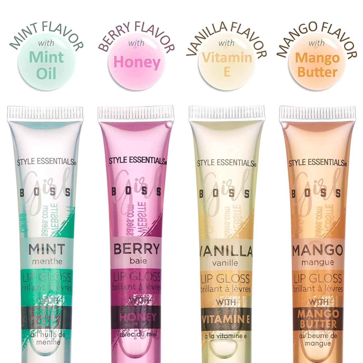 EXPRESSIONS 12pc Lip Gloss Lip Oil Collection – Lip Gloss Tubes with Essential Oils, Moisturizing, Hydrating Lip Glosses, Lip Glow Oil, Hydrating Lip Balm