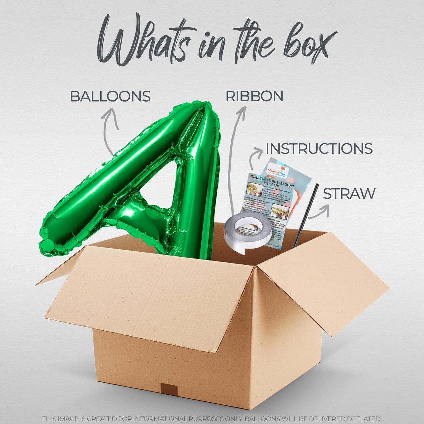 Letter Balloons - LETS GO GIRLS 16" Inch Alphabet Letters Foil Mylar Balloon Bachelorette or Hen Party Banner (Green)