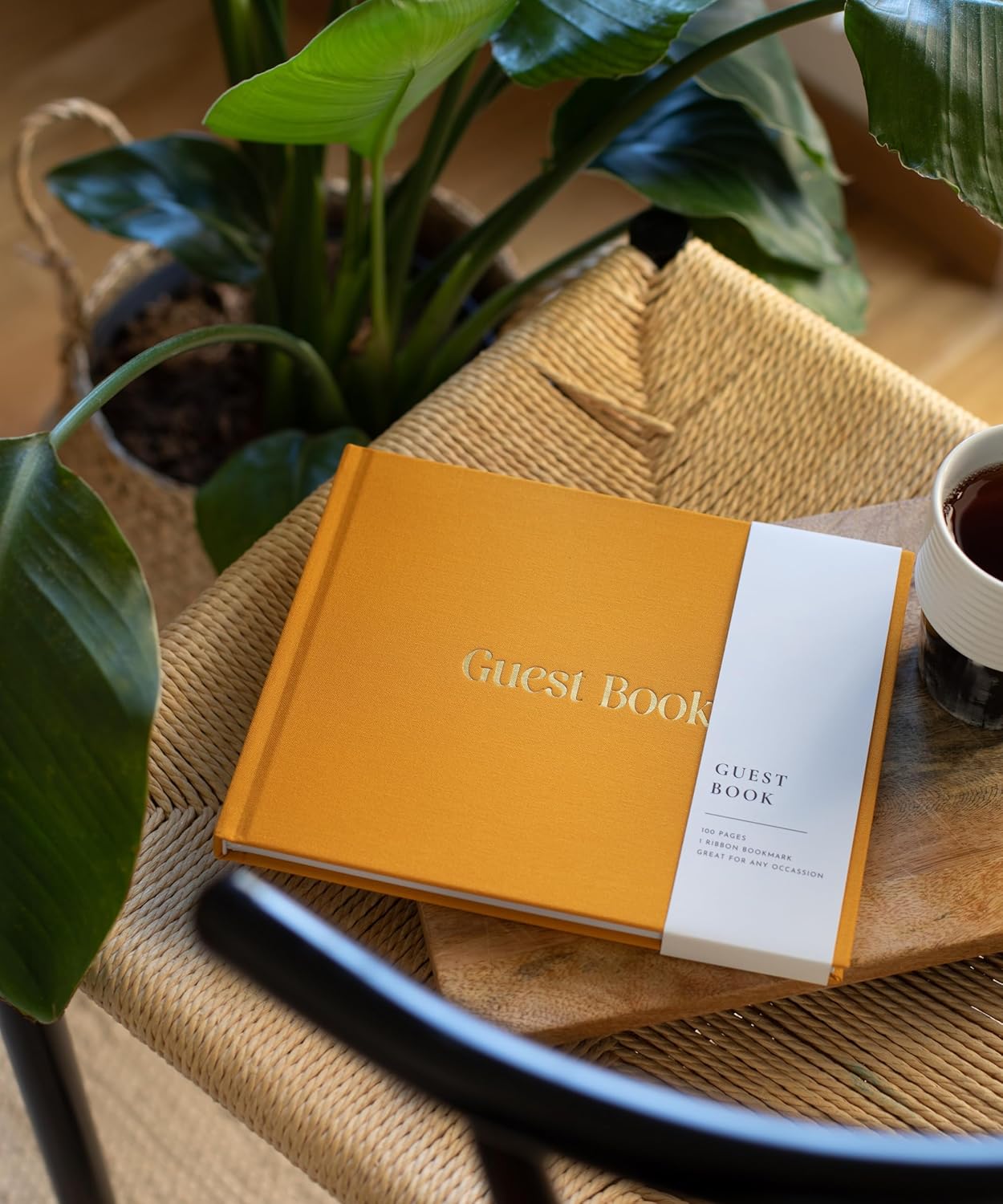 Lamare Wedding Guest Book – Elegant Guest Book for Party, Baby Shower Guest Book & Polaroid Guest Book for Wedding