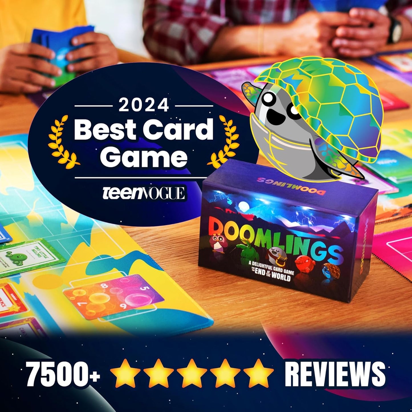 Doomlings - A Delightful Card Game for The End of The World - Best New Strategy Card Game for Adults, Kids, & Teens | 2-6 Players | Perfect for Families and Travel | Easy to Learn (Base Edition)