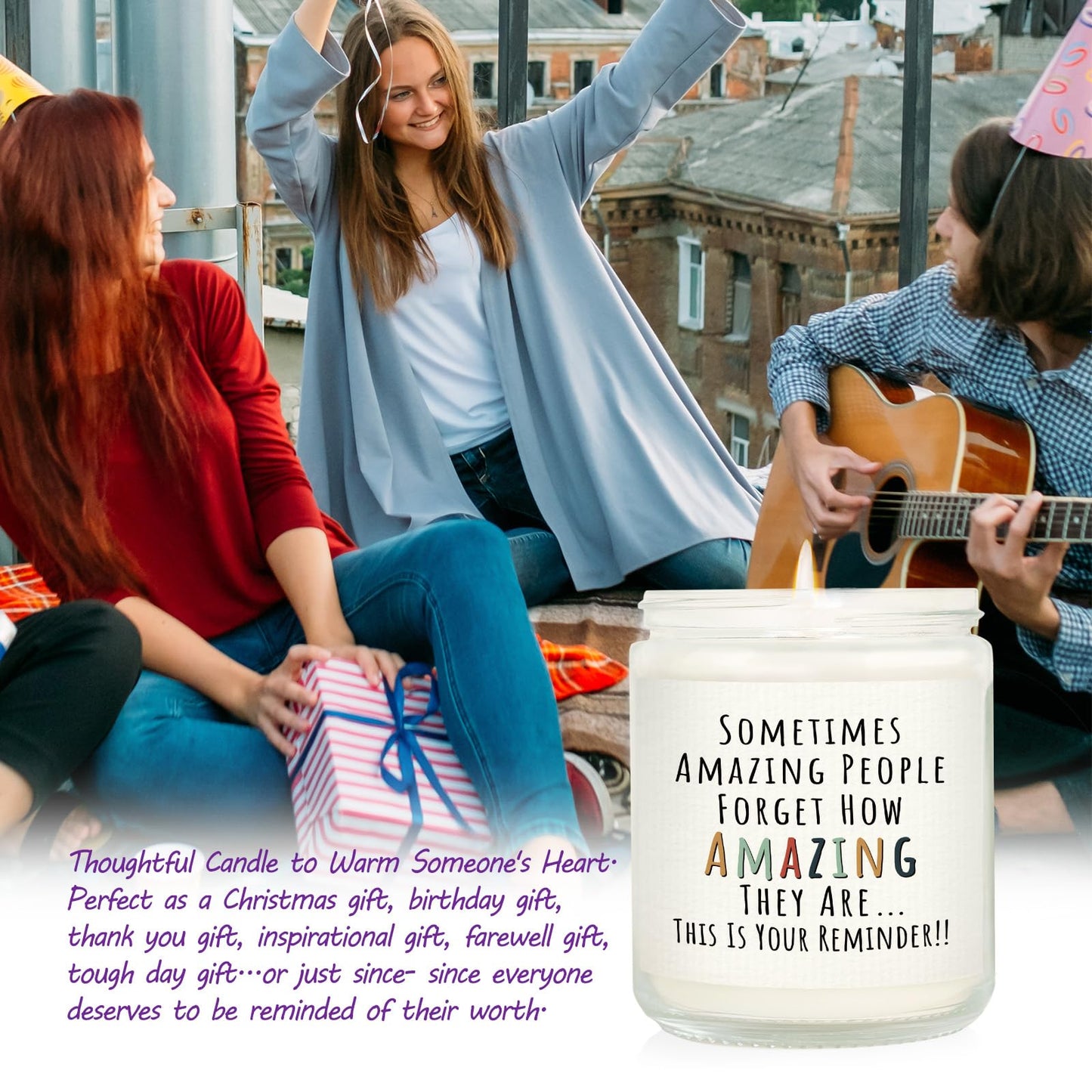 Craftique Gifts for Women, Birthday Gifts for Women- You're Amazing Candle