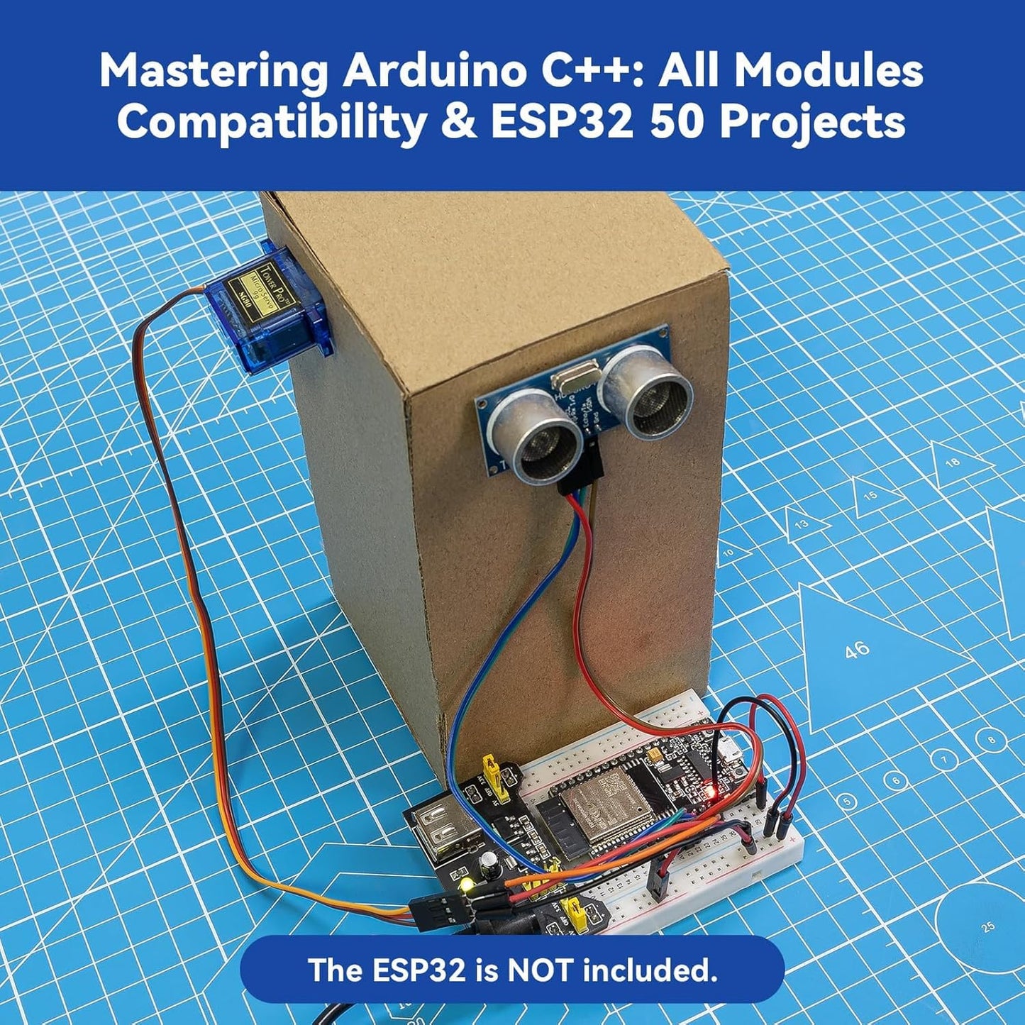 SunFounder Universal Maker Sensor Kit Compatible with Arduino Mega 2560/Uno R3/R4 Minima/WiFi Nano, Raspberry Pi 5/4B/3B+/Zero 2 W/, Pico W, ESP32, C++, Python, MicroPython, Beginners & Engineers