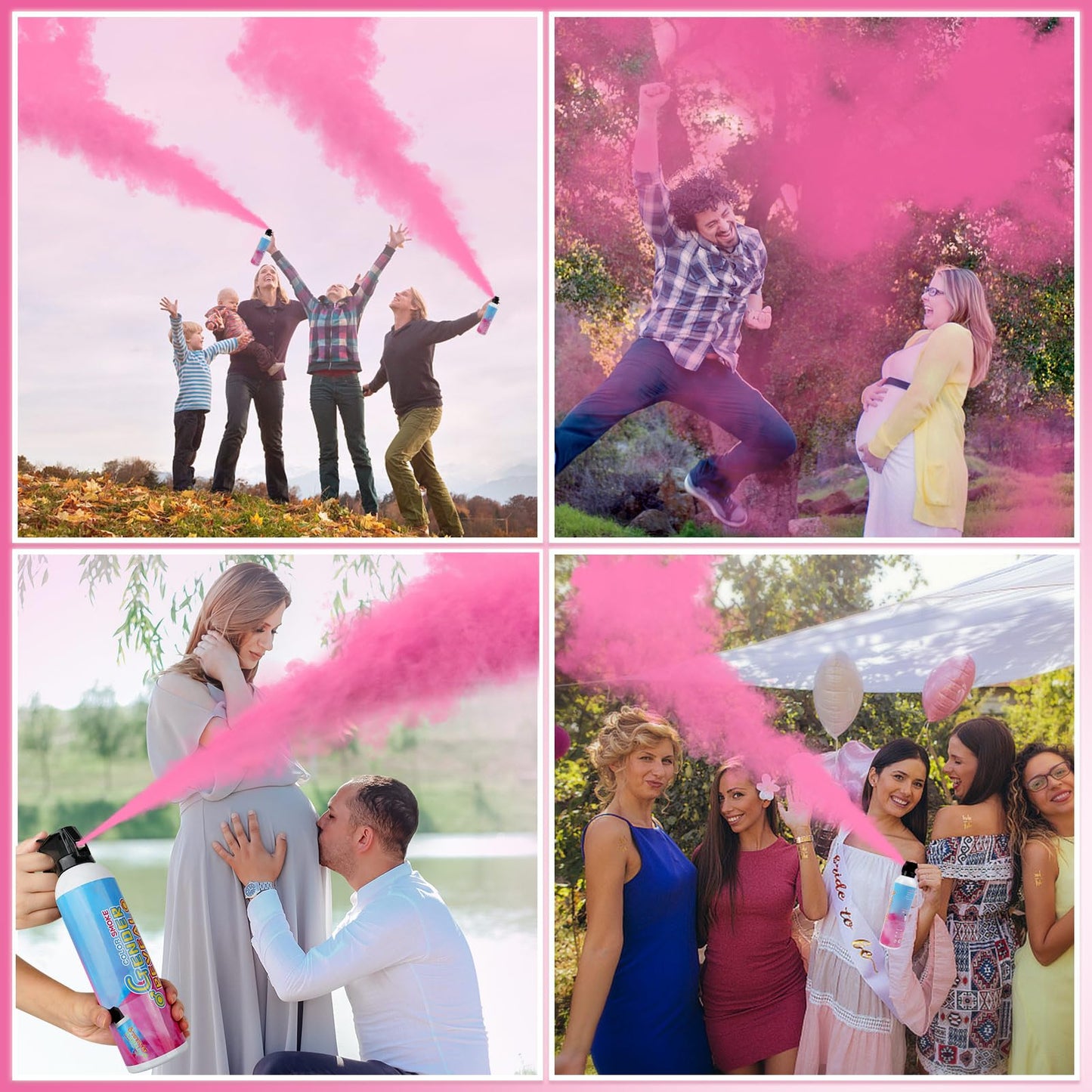Merear Gender Reveal Fire Extinguisher 2 Packs, Gender Reveal Ideas, Baby Girl Reveal Party Ideas