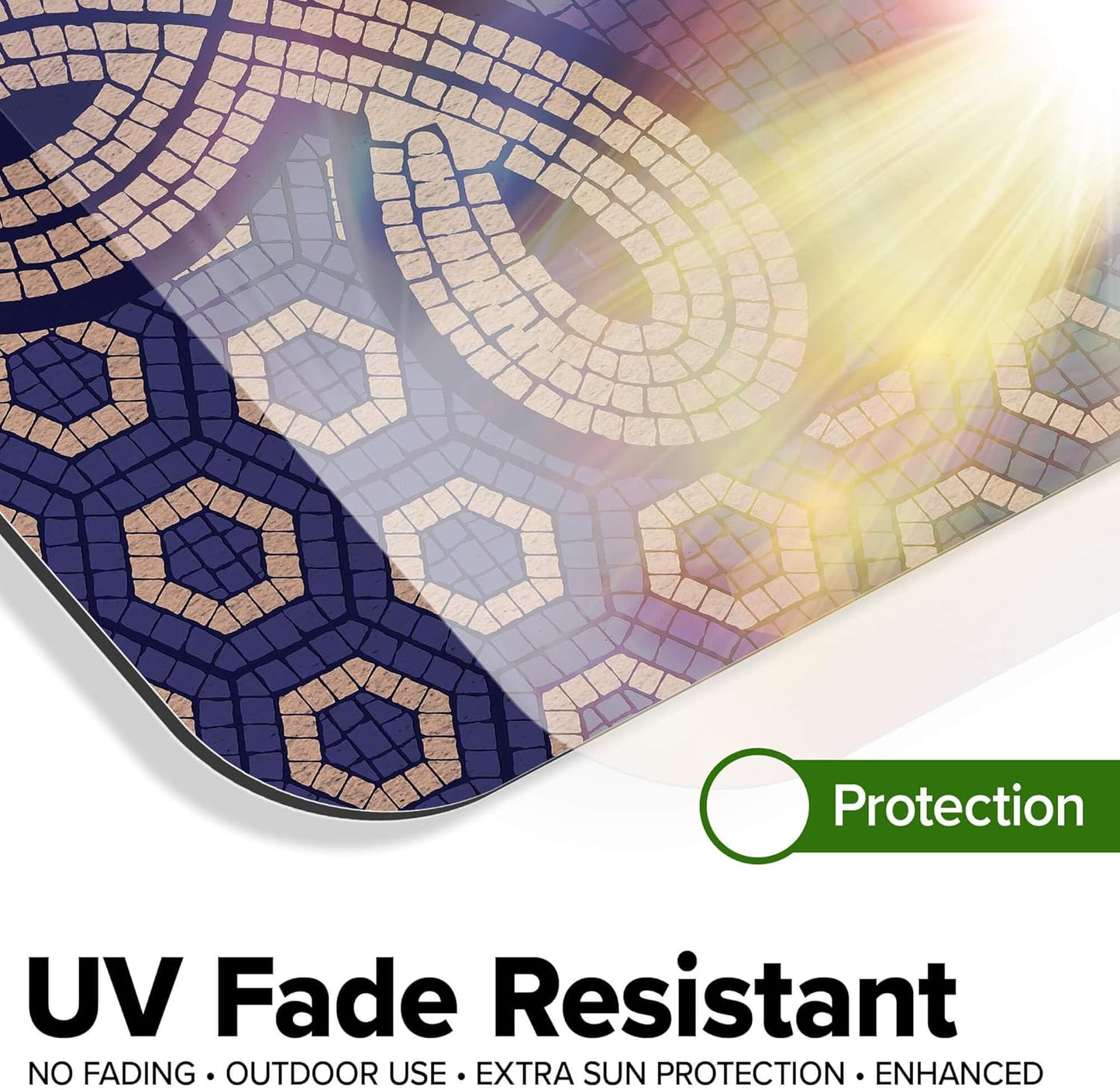 Custom Sign, Custom Street Sign, 11 Font Colors, 13 Font Styles, 4 Hole Options, 22 Sizes, 12x48 Inches, Rust Free DiBound, Fade Resistant, Made in USA by My Sign Center (Fauxsaic 1)