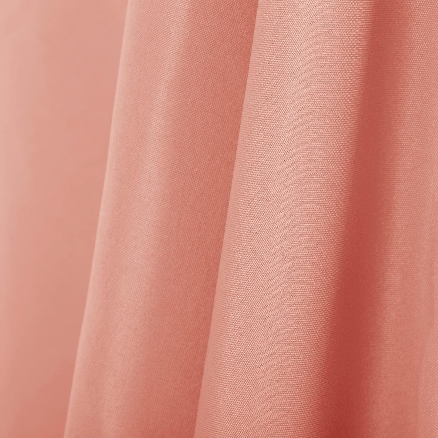 Ascoza 2pack 90x156 Inch Dusty Pink Rectangular Tablecloth 6 Feet Table Cloth in Polyester Fabric for Wedding/Banquet/Restaurant/Parties