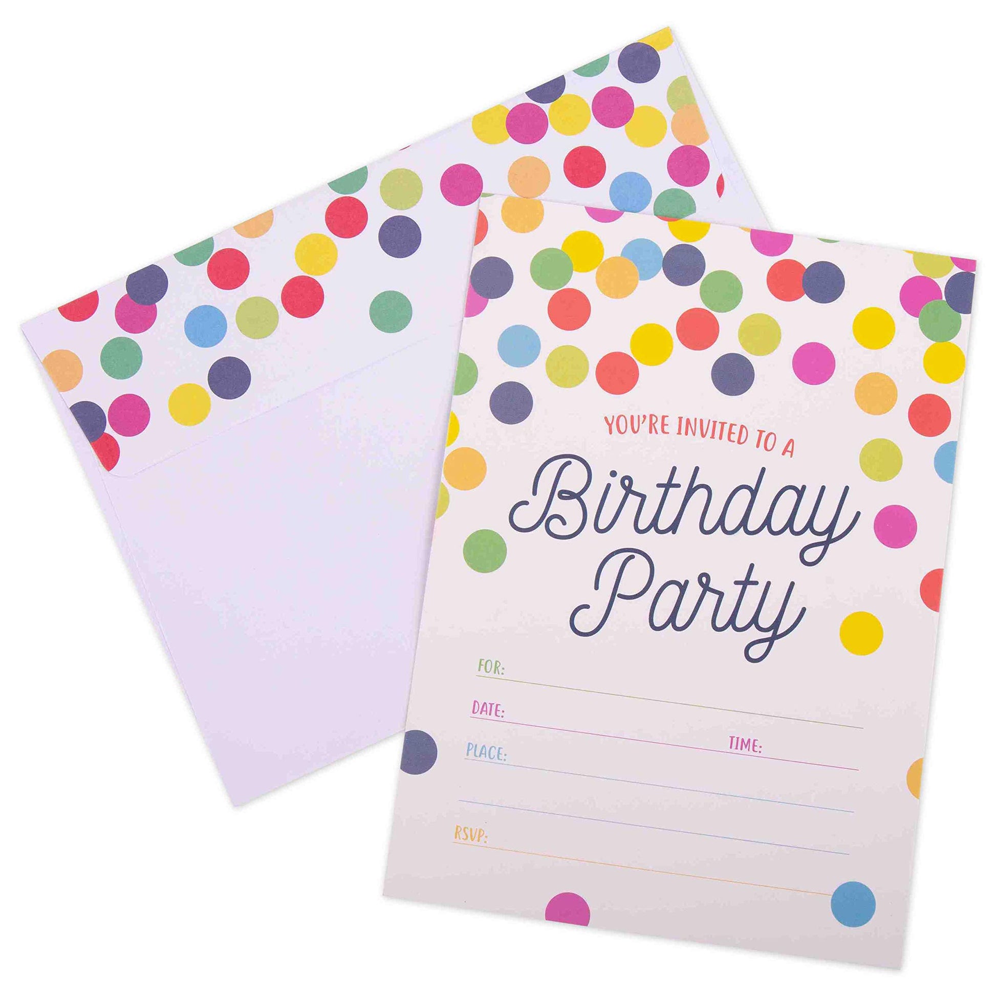 GSM Brands Invitations for Birthday Party