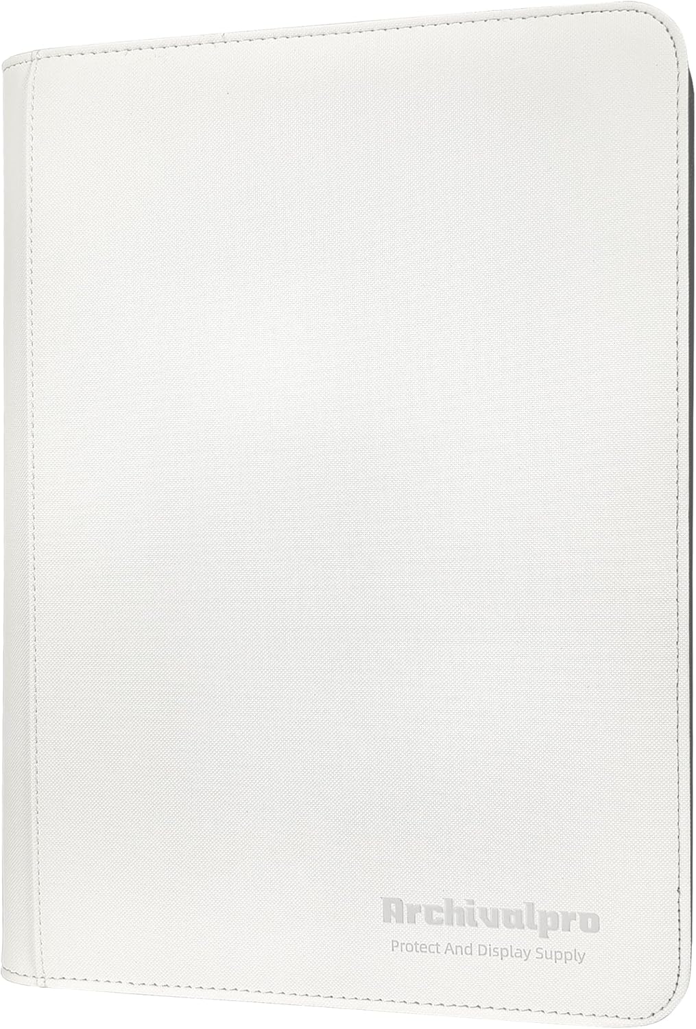 9 Pockets Premium Card Binder 360 Cards Trading Card Binders Zip Card Storage Display Album(9 Pocket 360 Card Slot,White)