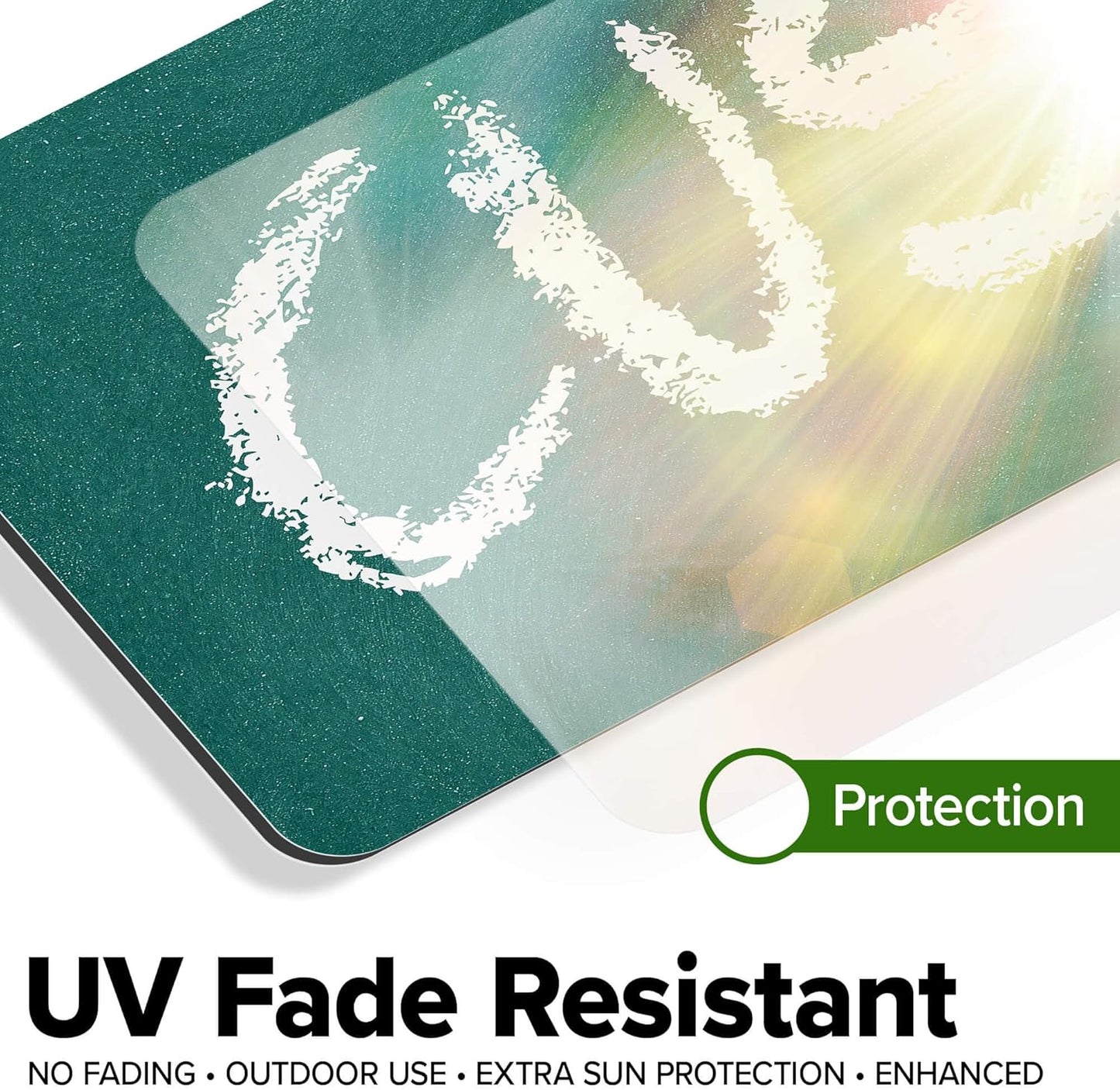 Custom Sign, Custom Street Sign, 11 Font Colors, 13 Font Styles, 4 Hole Options, 22 Sizes, 6x30 Inches, Rust Free DiBound, Fade Resistant, Made in USA by My Sign Center (Chalkboard Green)