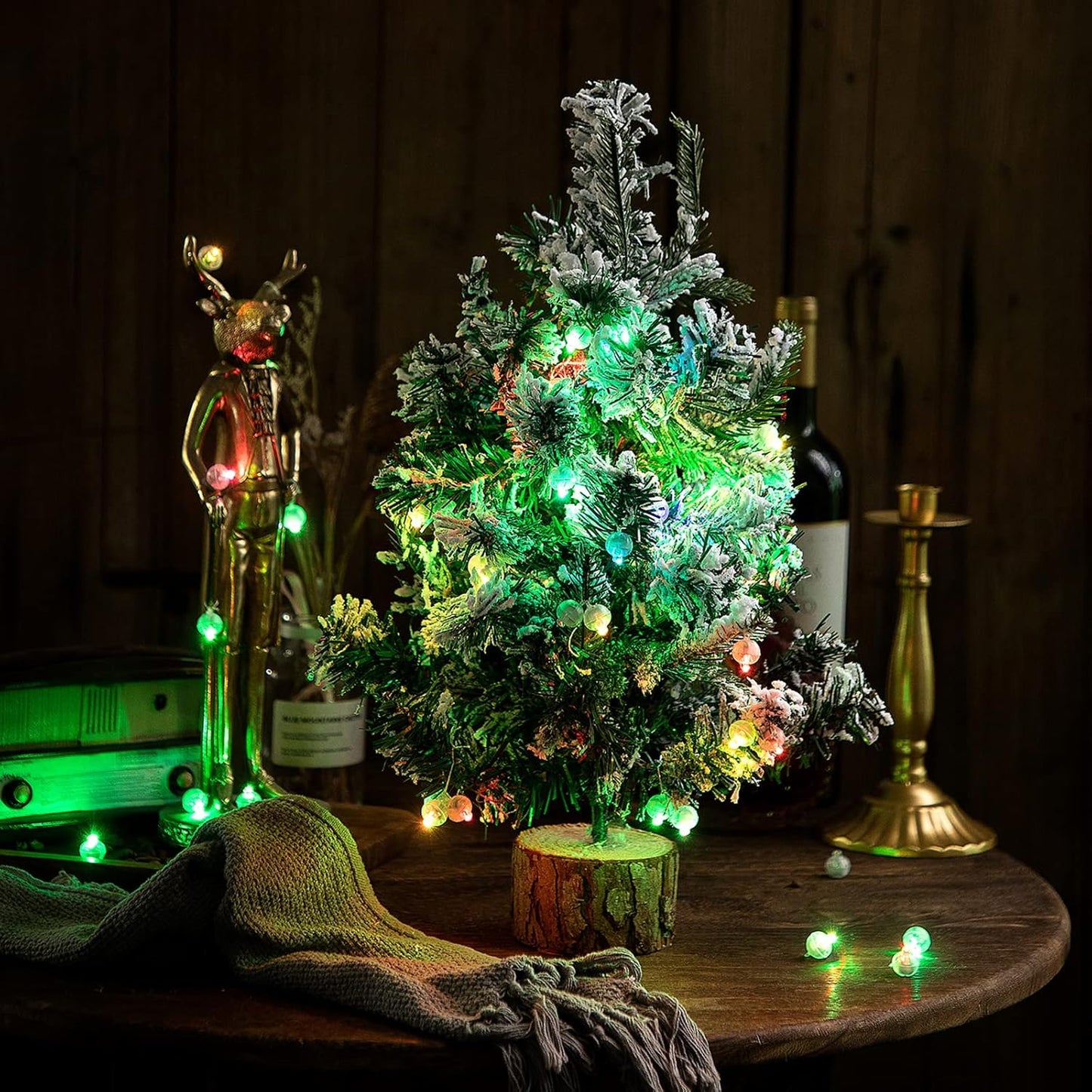 Aogist 50Pcs Balloon Lights with Hook,Long Standby Time,Waterproof Mini Light for Birthday Party Wedding Christmas Halloween Easter Decorative (Steady, Yellow)