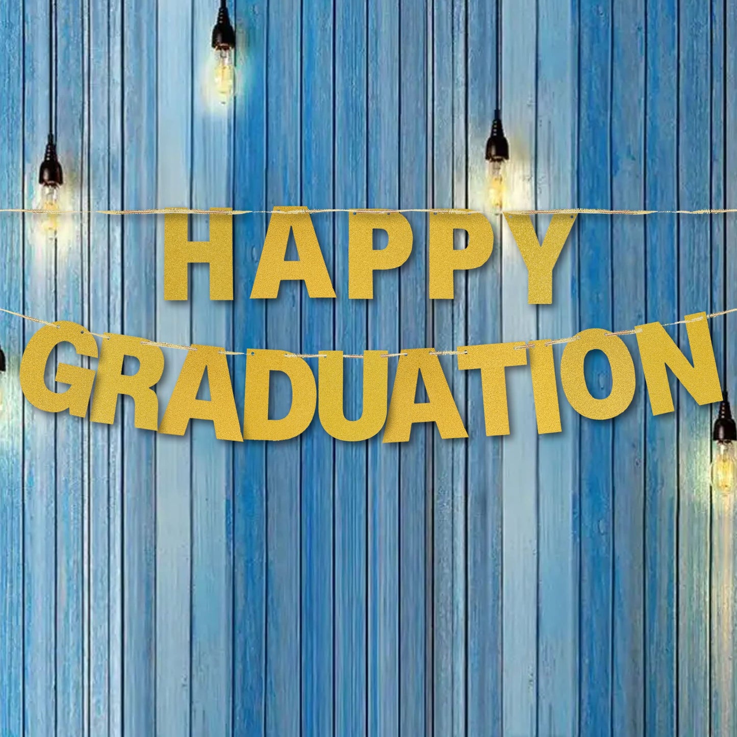 DIY Banner Kit with Letters Glitter Banner Letters Customizable Birthday Banners Graduation Banner