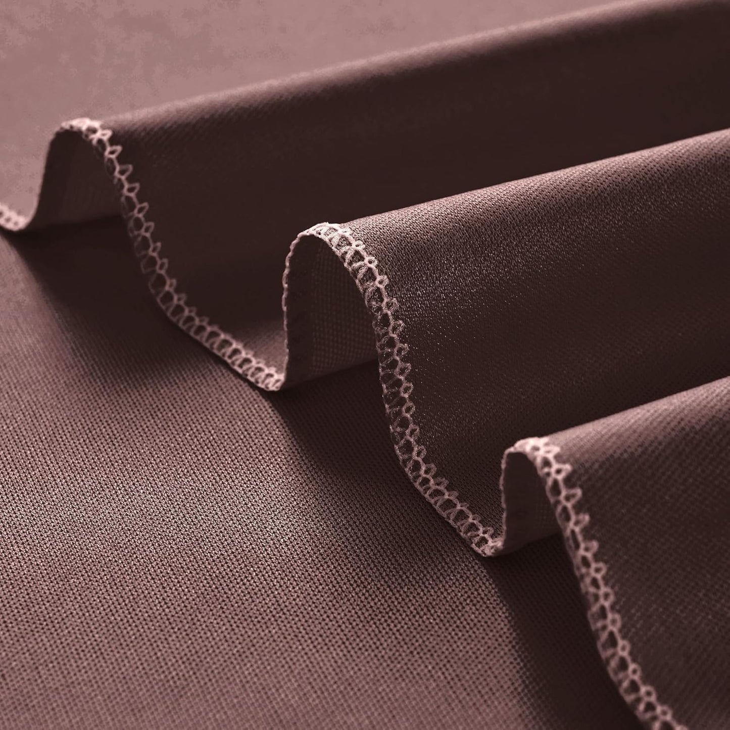 40 ft x 10 ft Wrinkle Free Brown Backdrop Curtain for Parties, Wedding Brown Photo Backdrop Drapes, Fabric 8 Panels 5ft x 10ft for Baby Shower Photoshoot Engagement Birthday Photography Background