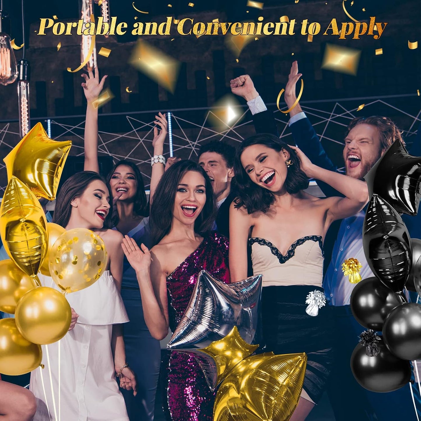 36 Pieces Metallic Balloon Weights Set Heavy Solid Balloon Weights Table Centerpiece DIY Decor for Christmas Thanksgiving Birthday Party Favors Wedding Shower