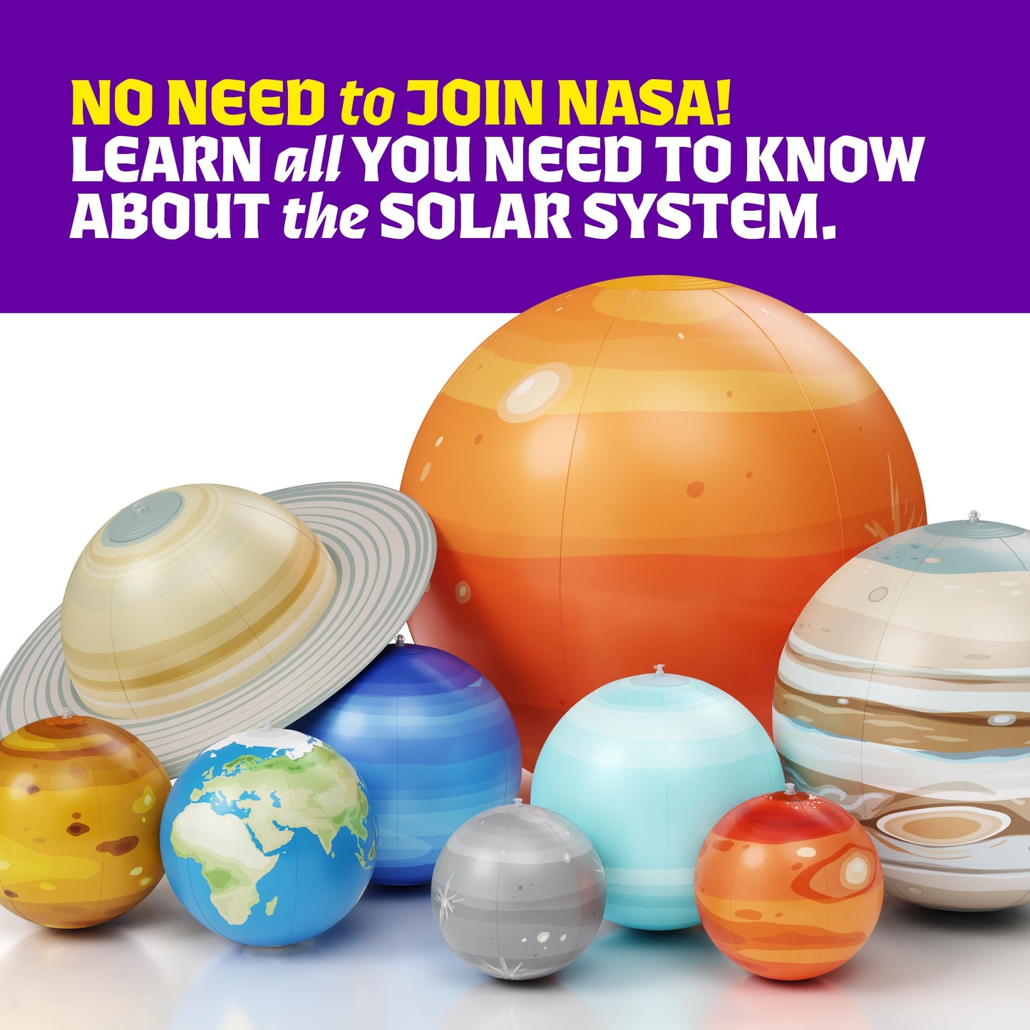 Inflatable Solar System Planets for Kids - Science Toys - Astronomy Gifts