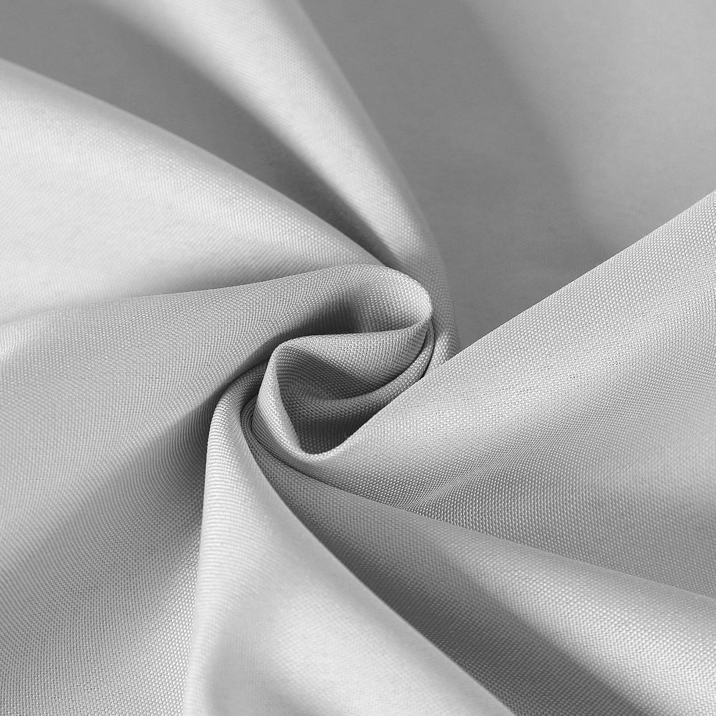 Cupuamon Square Tablecloth 52x52 inch Washable Polyester Fabric Table Cloth for Wedding Party Dining Banquet Decoration（52x52,Silver）