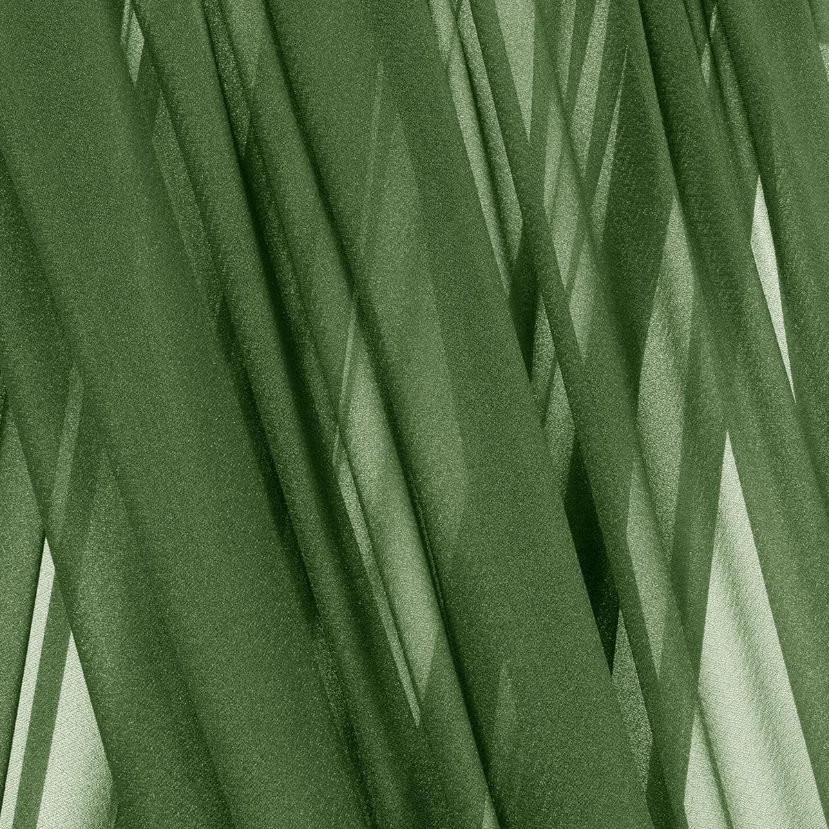 Olive Green Fall Elegant Arch Draping Fabric 2 Panels Outdoor 29" × 20Ft Sheer Chiffon Curtain Drapes for Wedding Ceremony Birthday Party Garden Brunch