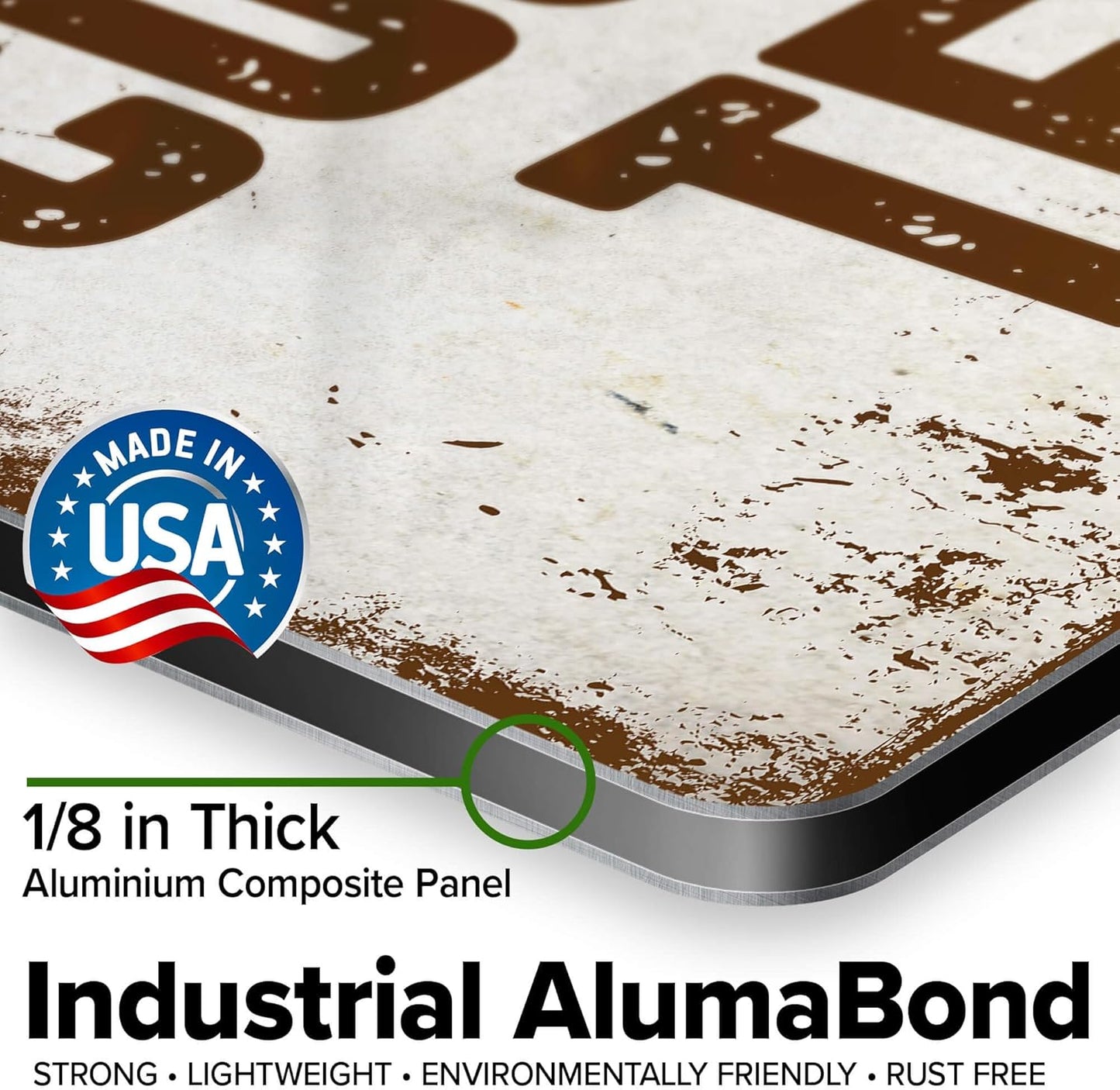 Custom Sign, Custom Street Sign, 11 Font Colors, 13 Font Styles, 4 Hole Options, 22 Sizes, 12x18 Inches, Rust Free DiBound, Fade Resistant, Made in USA by My Sign Center (Rustic)