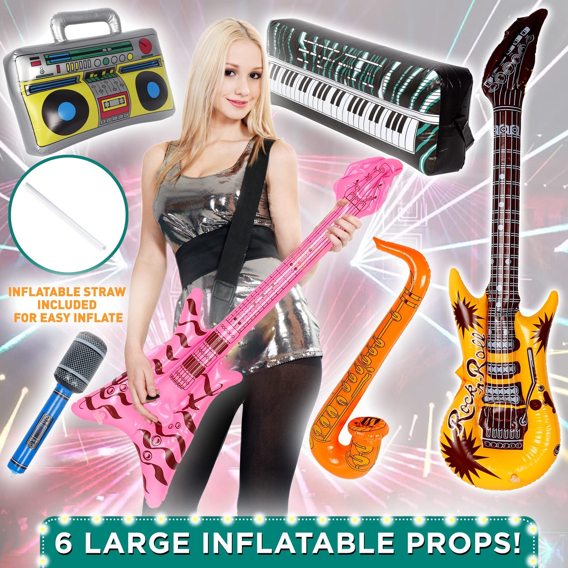 SOUL SHIFT 70 Pc Large Premium Photo Booth Props Set for All Occasions - Wedding Props, Birthday