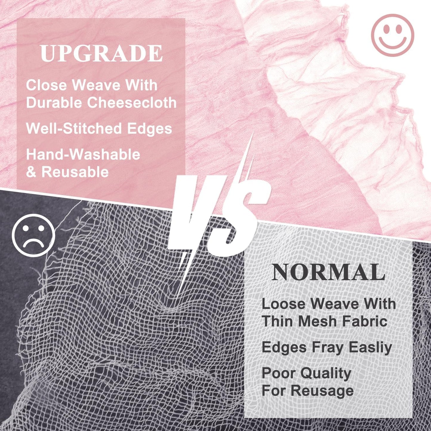 Asee'm 12pcs Cheesecloth Table Runner 120 Inches Blushing Pink Boho Gauze Cheese Cloth Runner 10FT Rustic Sheer Table Runners for Summer Wedding Baby Shower Holiday Party Decoration