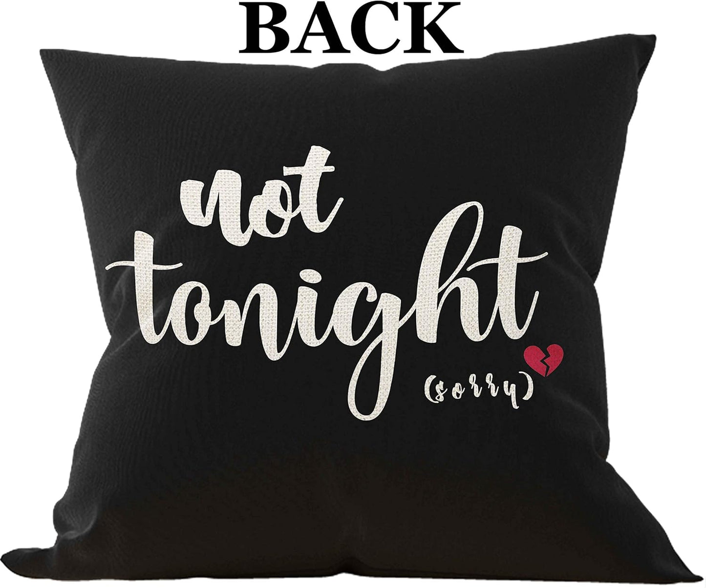 Mancheng-zi Bridal Shower Gift,Bridal Gift Pillows Covers 18x18,Bachelorette Gifts for Bride,Wedding Gifts for Bride,Clever Bridal Shower Gifts,Bachelorette Gifts for Bride Naughty(Black)