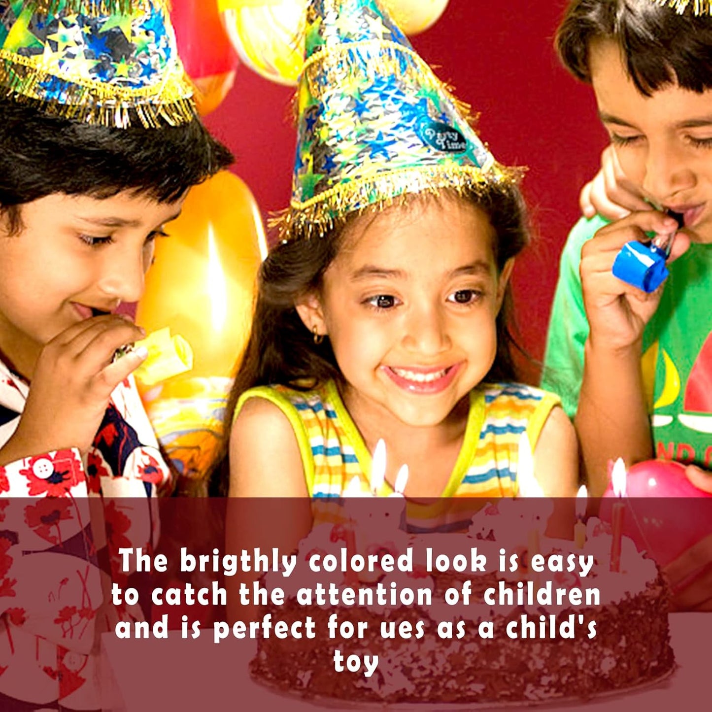 50 PCS Blowouts Noisemakers Funny Party Blower Blowouts Colorful Birthday Blow Horns Whistles New Years Party Noisemakers Party Blowouts Whistles Favors Noise Makers