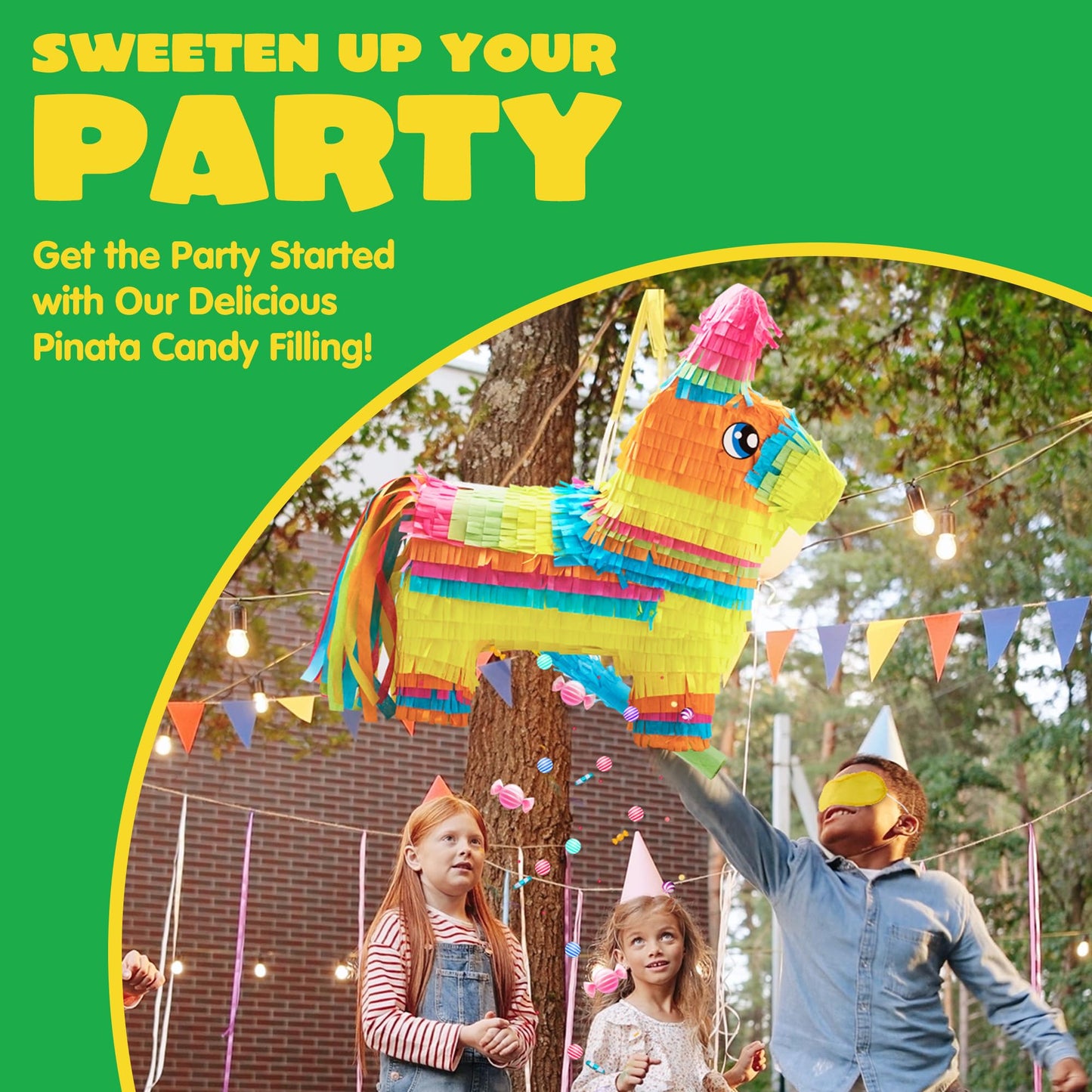 Cinco De Mayo Donkey Pinata for Kids Birthday Party for Fun Fiesta Taco Party Supplies, Luau Event