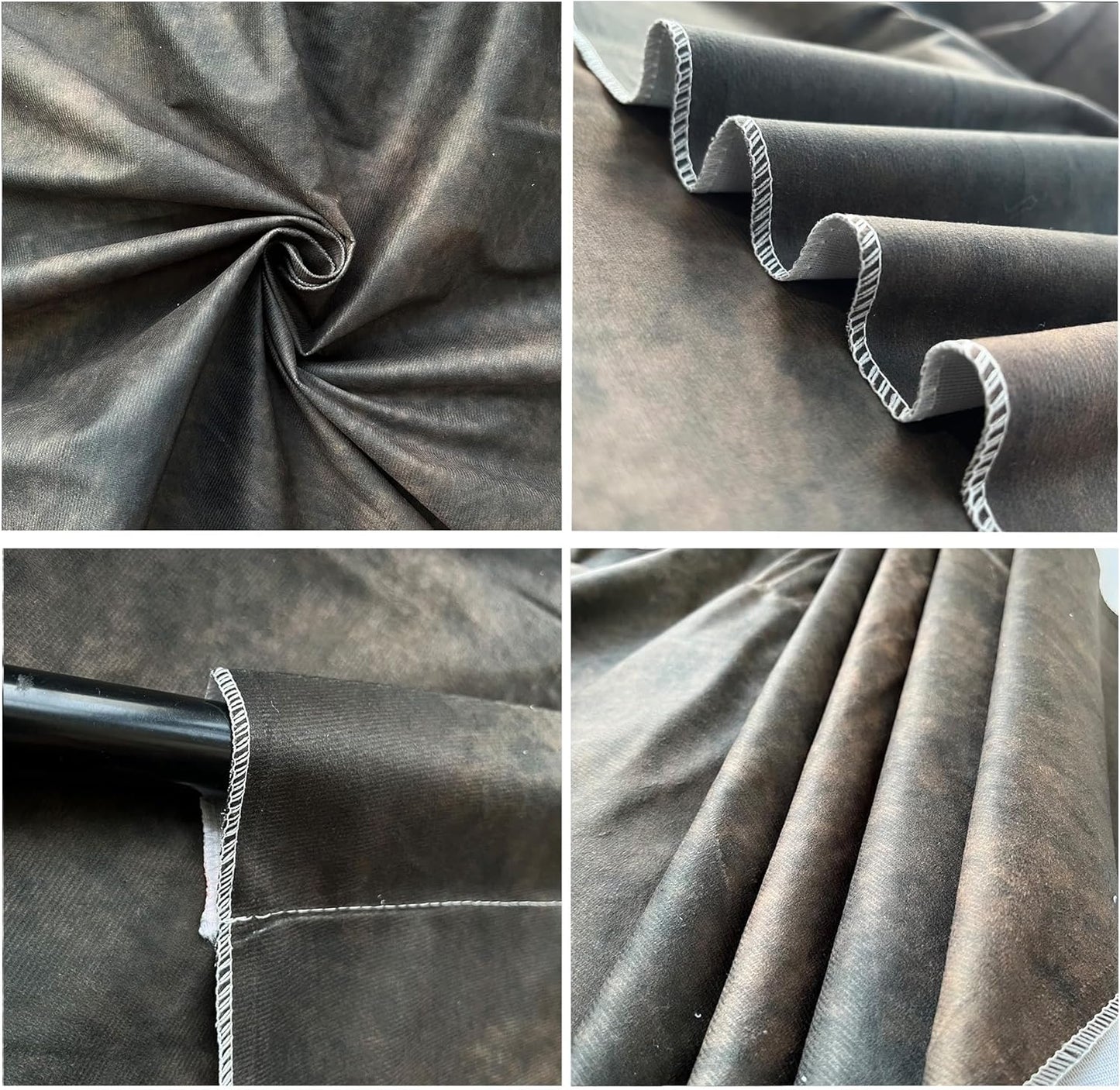 6.5x10ft Dark Brown Mottled Texture Photography Backdrop for Portrait Photo Studio Prop Abstract Background for Photographyer