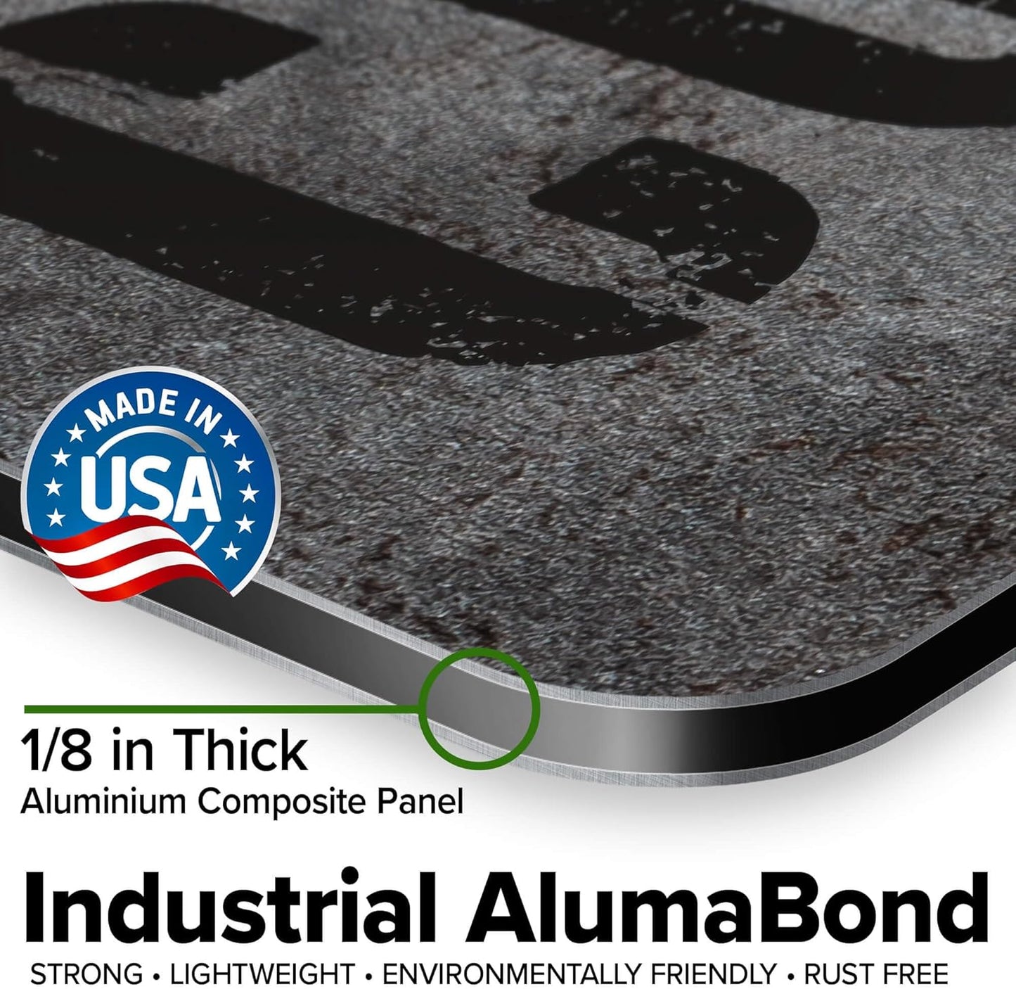 Custom Sign, Custom Street Sign, 11 Font Colors, 13 Font Styles, 4 Hole Options, 22 Sizes, 12x48 Inches, Rust Free DiBound, Fade Resistant, Made in USA by My Sign Center (Grunge Metal)