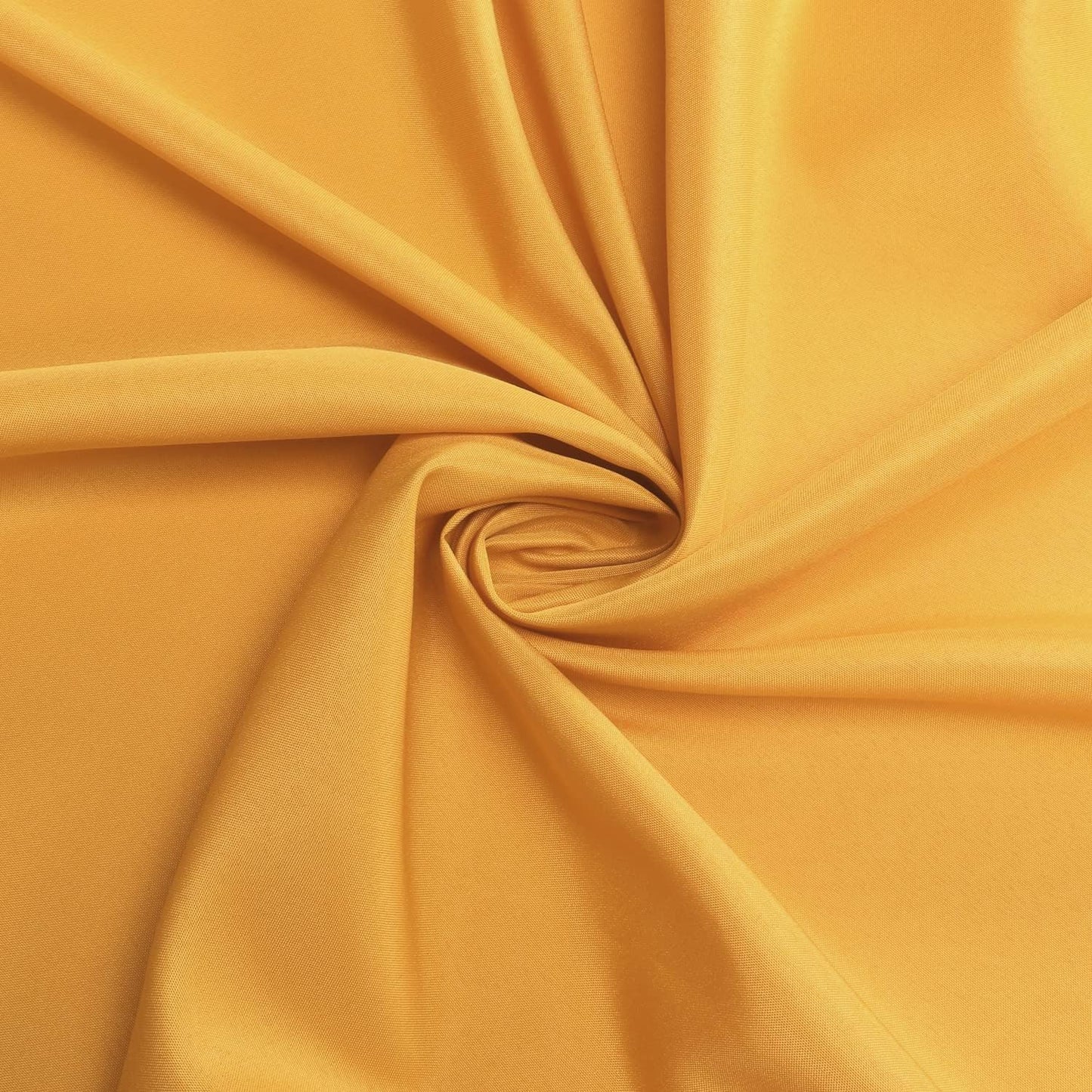 sancua Round Tablecloth - 120 Inch - Water Resistant Spill Proof Washable Polyester Table Cloth Decorative Fabric Table Cover for Dining Tables, Buffet Parties and Camping, Gold