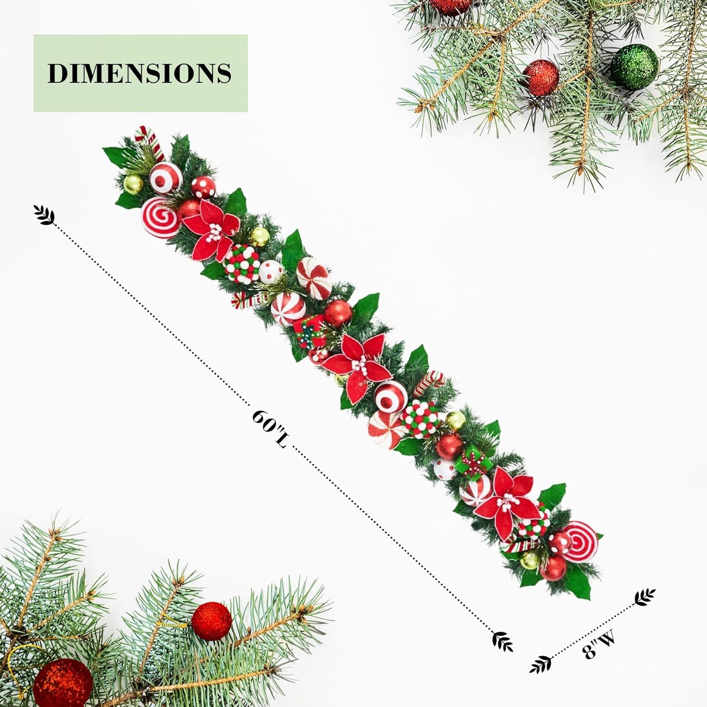 Christmas Peppermint Garland