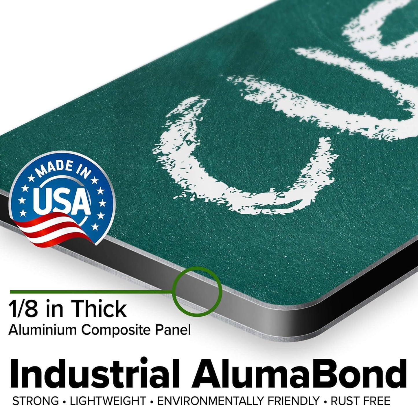 Custom Sign, Custom Street Sign, 11 Font Colors, 13 Font Styles, 4 Hole Options, 22 Sizes, 6x30 Inches, Rust Free DiBound, Fade Resistant, Made in USA by My Sign Center (Chalkboard Green)