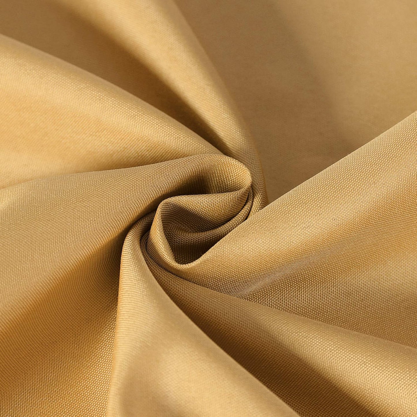 60 inch Round Tablecloth Washable Polyester Table Cloth Decorative Table Cover for Wedding Party Dining Banquet（60 inch,Gold）