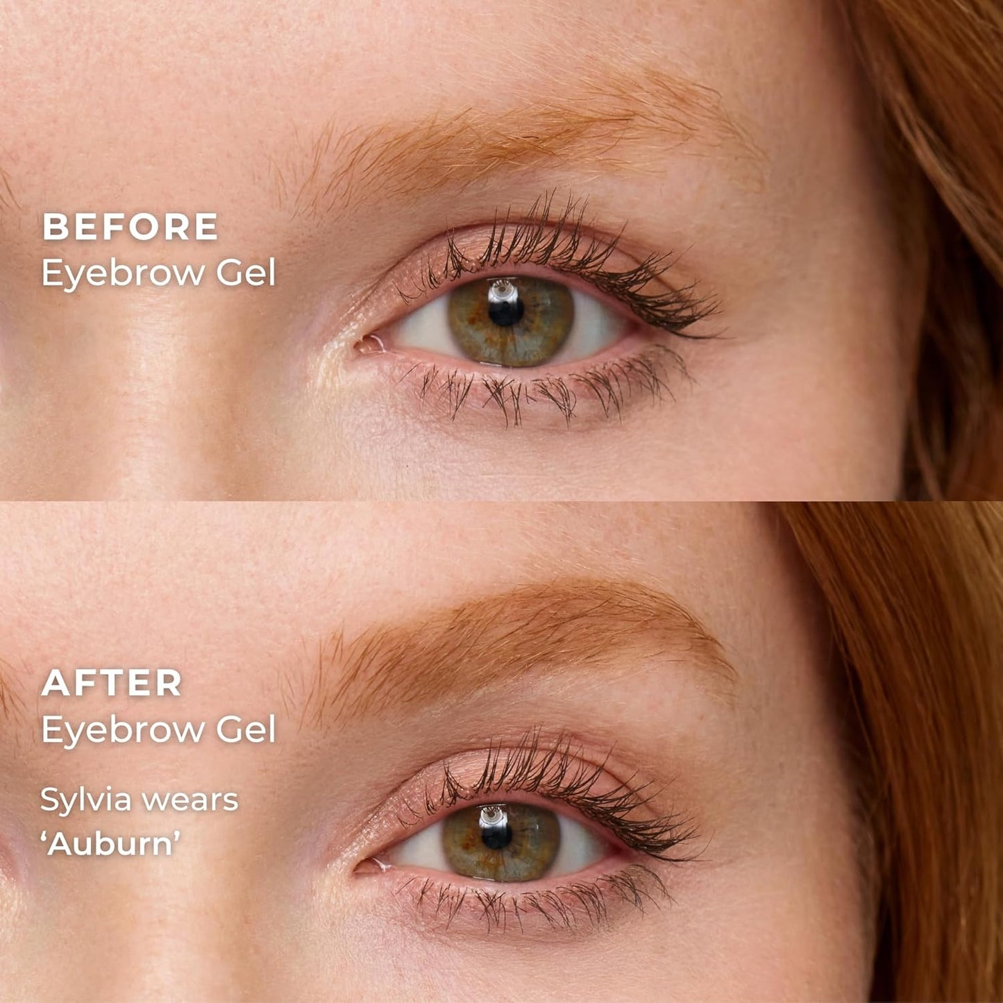 WUNDERBROW Eyebrow Gel, Waterproof, Smudgeproof, Lasts for Days, Shade: Auburn, Vegan and Cruelty-Free