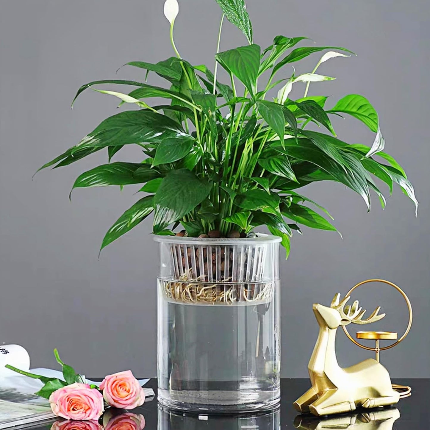 3 Acrylic Cylinder Clear Vase, Extra Large Unbreakable Plastic Flower Vases for Home Decor Centerpieces Hydroponic Plant Flower Shop Decorative (D 9.8" -D7.9 -D D6)
