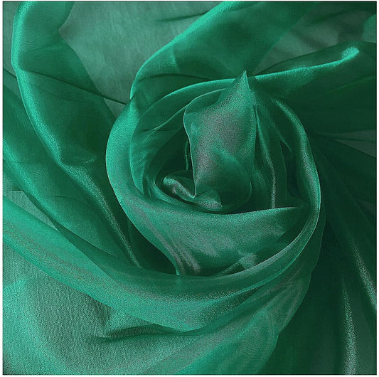 MDS Pack of 75 PCS Organza Chair Sashes Wider Dining Chair Bows Ribbon Tie Back for Wedding Party Birthday Bridal Shower Reception Event Banquet Home Chair Cover Decoration - Emerald Green