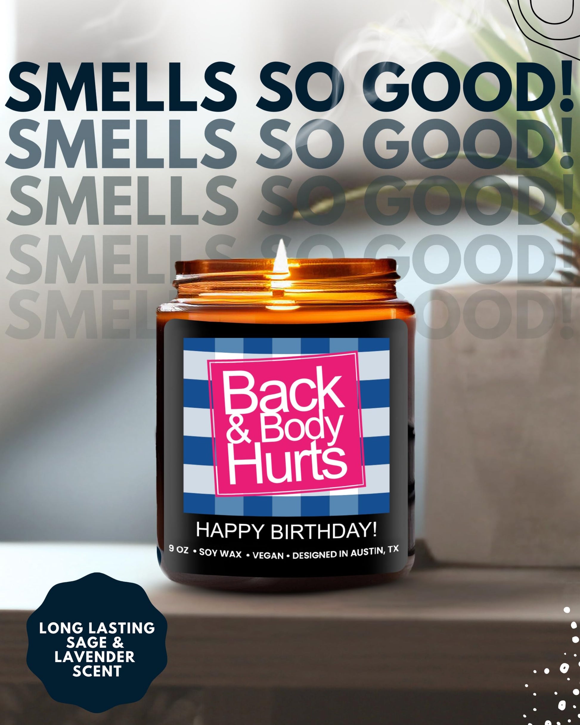 Funny Happy Birthday Candle, Unique Happy Birthday Gifts for Women and Men, Fun Gift Ideas for