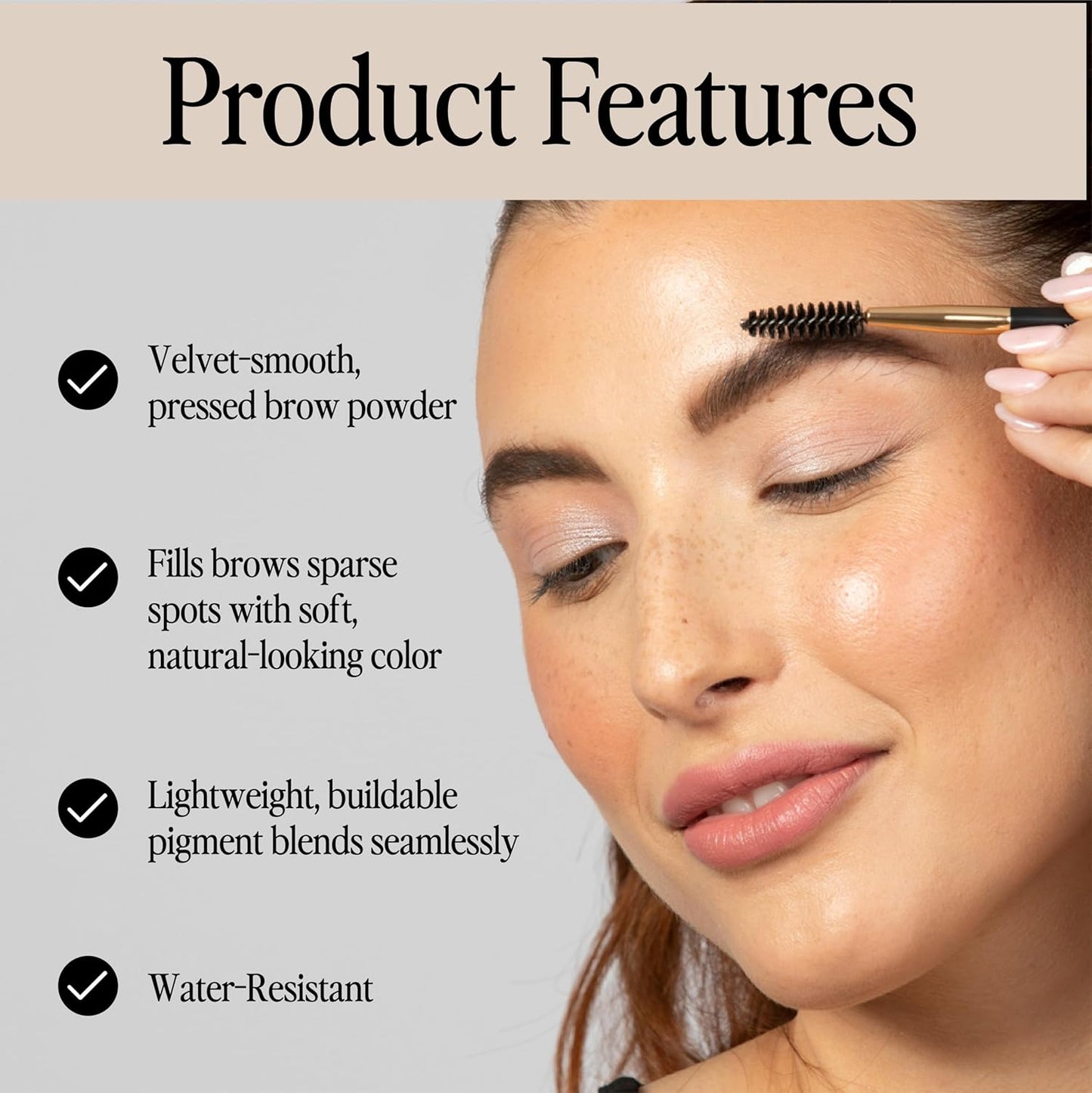 bdb Eyebrow Powder - Long-Lasting, Fuller & Fluffier Brows, Lightweight, Soft & Natural, Blonde, 2-Pack