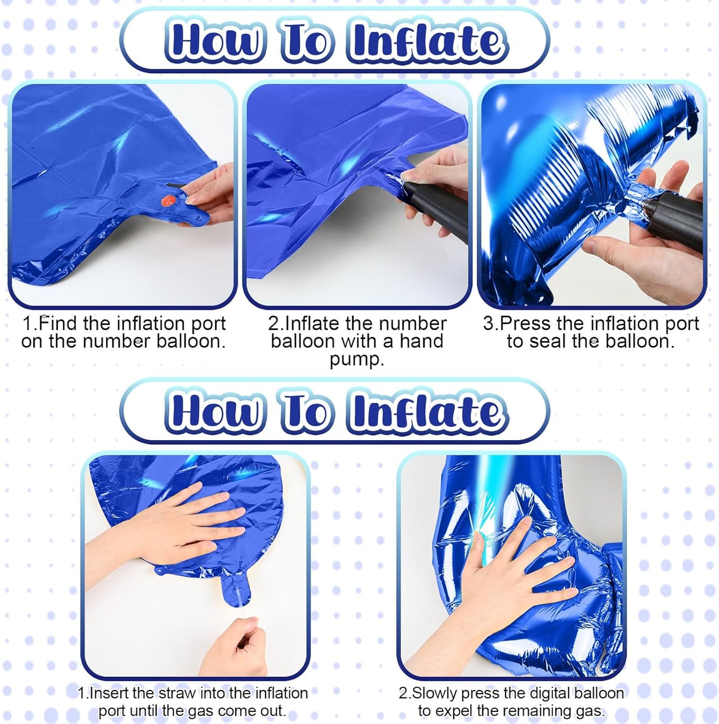 40 Inch Balloon Number 8 Navy Blue, Large Dark Royal Blue Foil Number 8 Balloons Set 0-9 for Men, Self Inflating Digital 8 Helium Balloons for Boys Birthday Anniversary Baby Shower Party Decorations