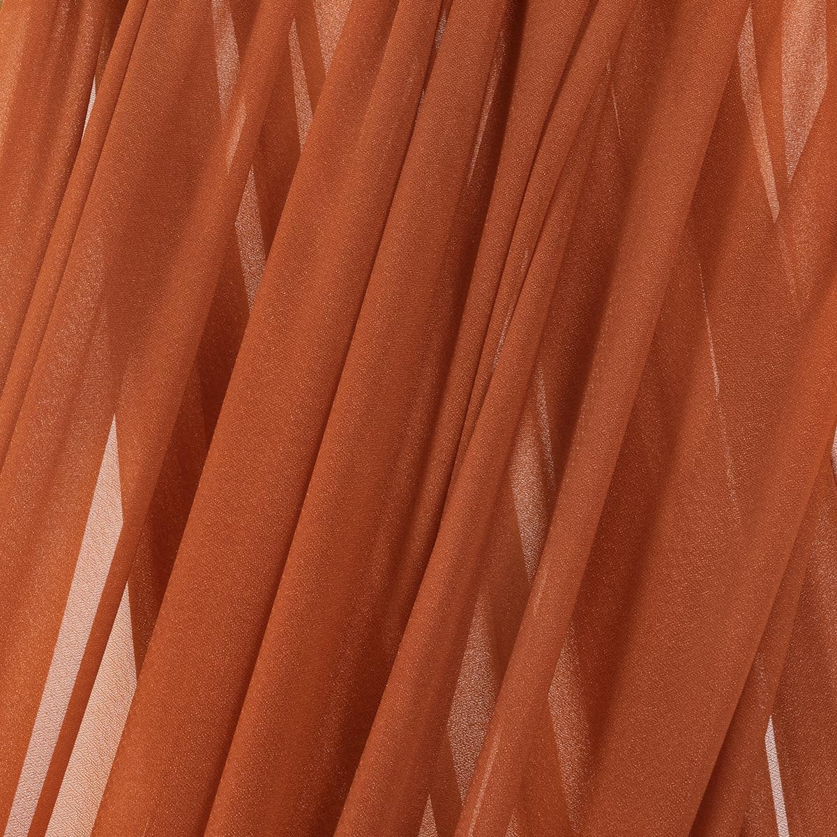 MLMC Terracotta Wedding Arch Draping Fabric 2 Panels 29" x 20 FT Extra Long Gauze Drapes Sheer Backdrop Curtains 6.6 Yards Outdoor Drapery Panels for Wedding Ceremony Party Ceiling Decoration
